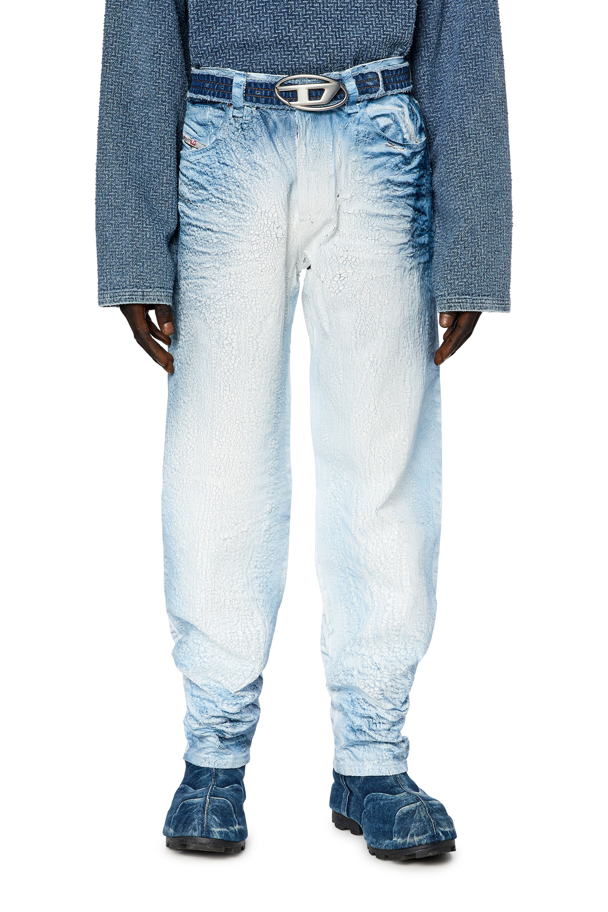 Diesel - Man's Straight Jeans 2010 D-Macs 0NLAW, Light Blue - 1