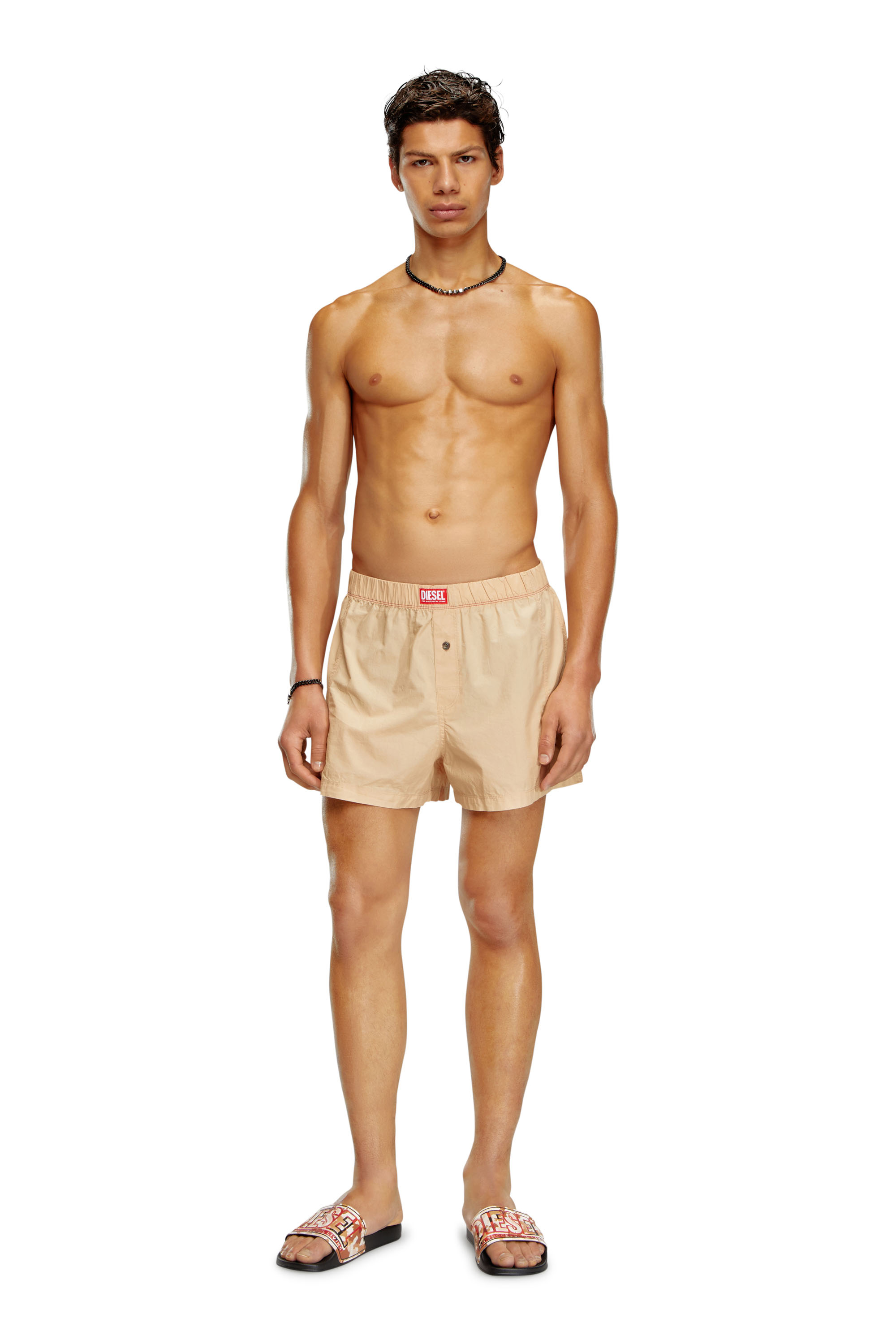 Diesel - UUBX-STARK, Unisex's Nude cotton boxers in Light Brown - 1