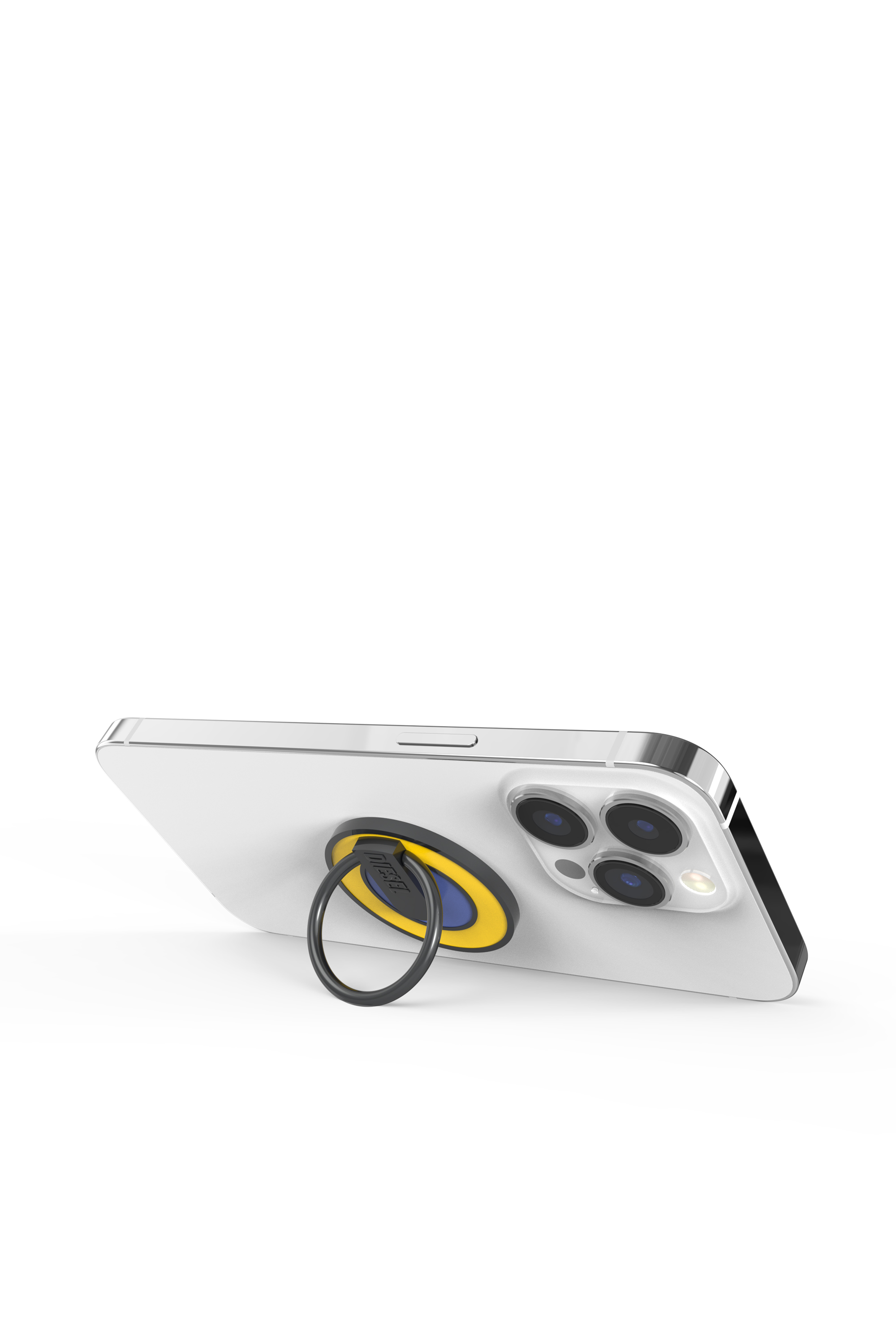 Diesel - 48313 RING STAND, Unisex's Universal phone ring in Yellow/Blue - 4