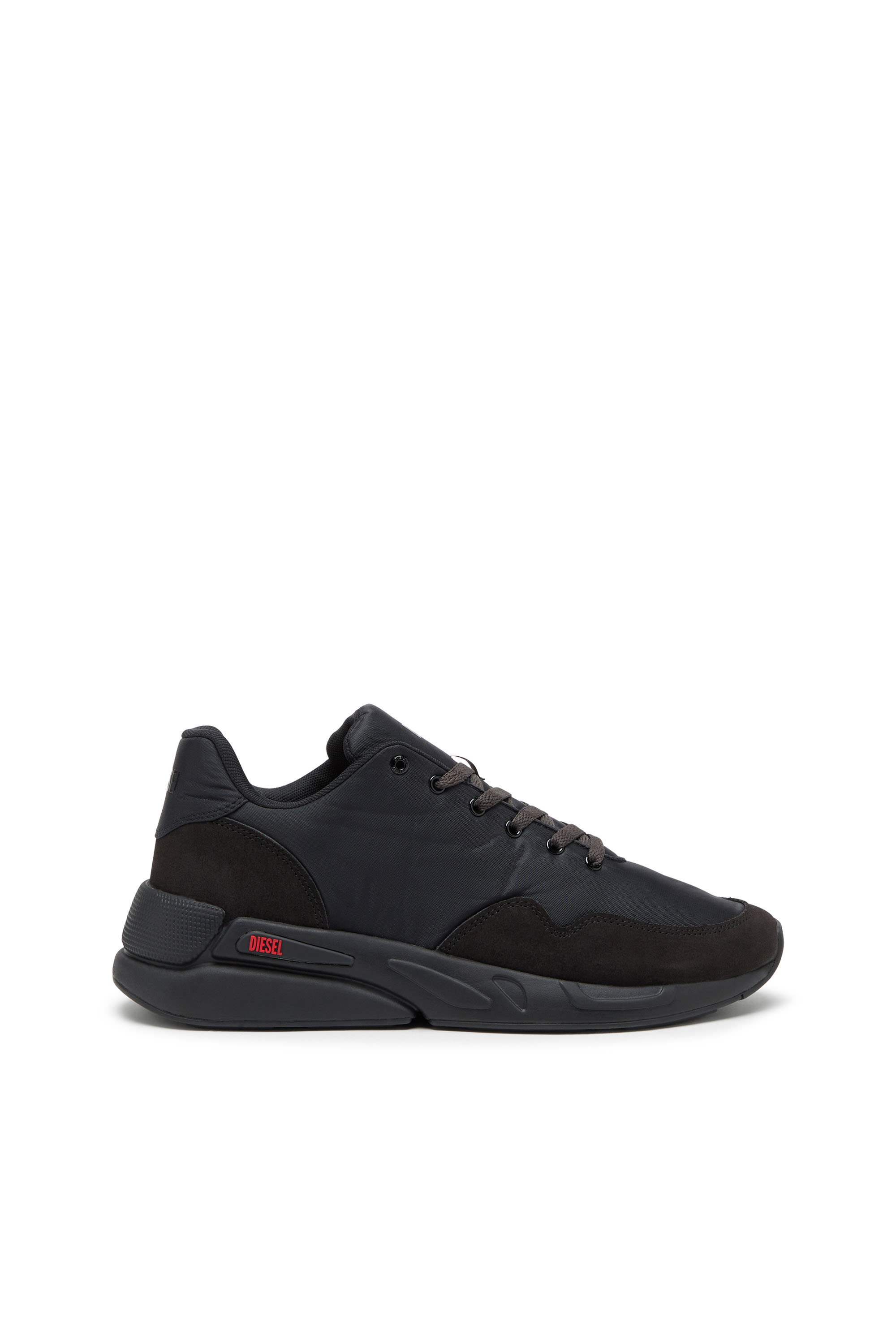 Diesel - S-SERENDIPITY LIGHT, Man's S-Serendipity-Sneakers in nylon and suede in Black - 1