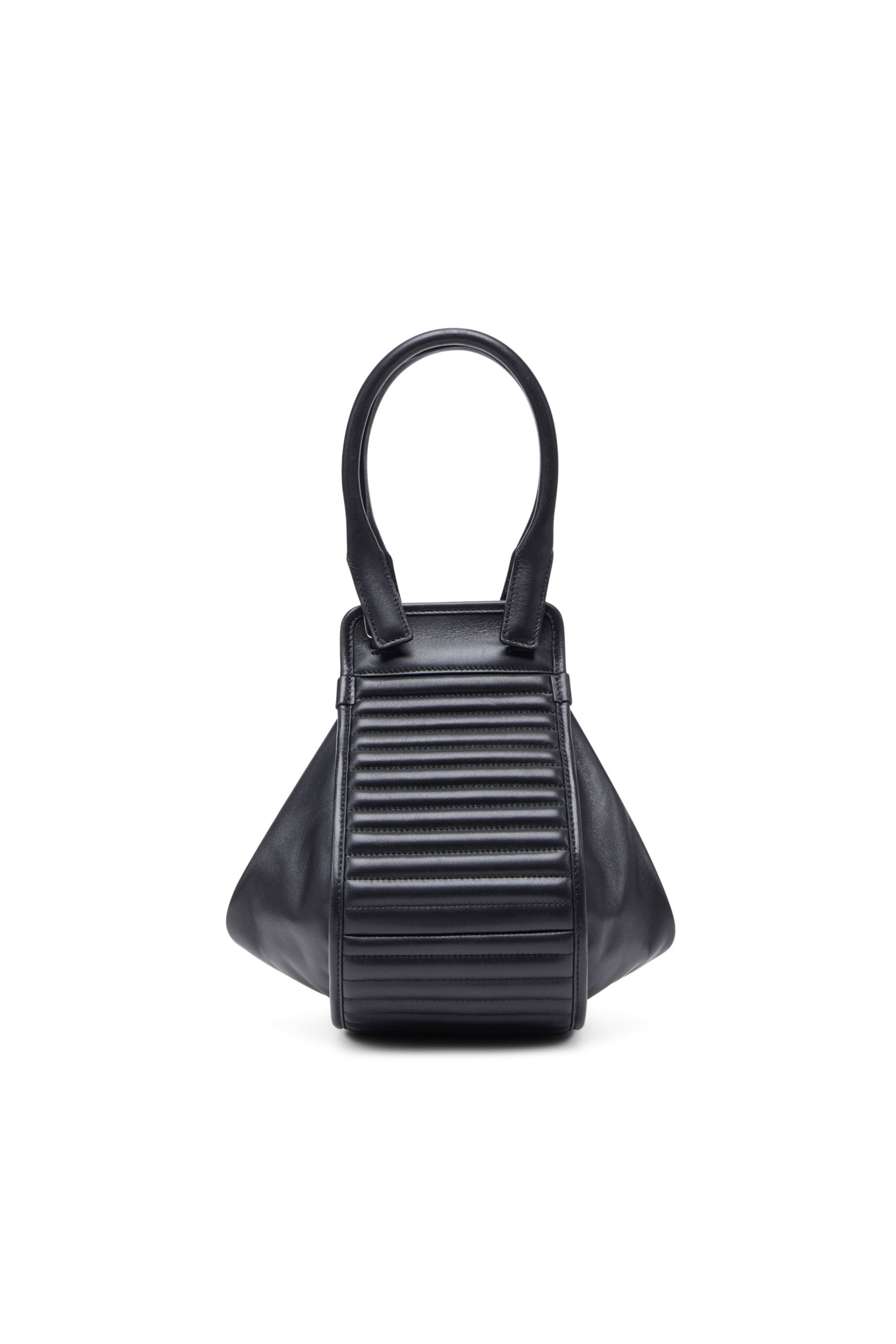 Diesel - D-VINA-RR S, Woman's D-Vina-RR S - Slouchy leather tote bag in Black - 2