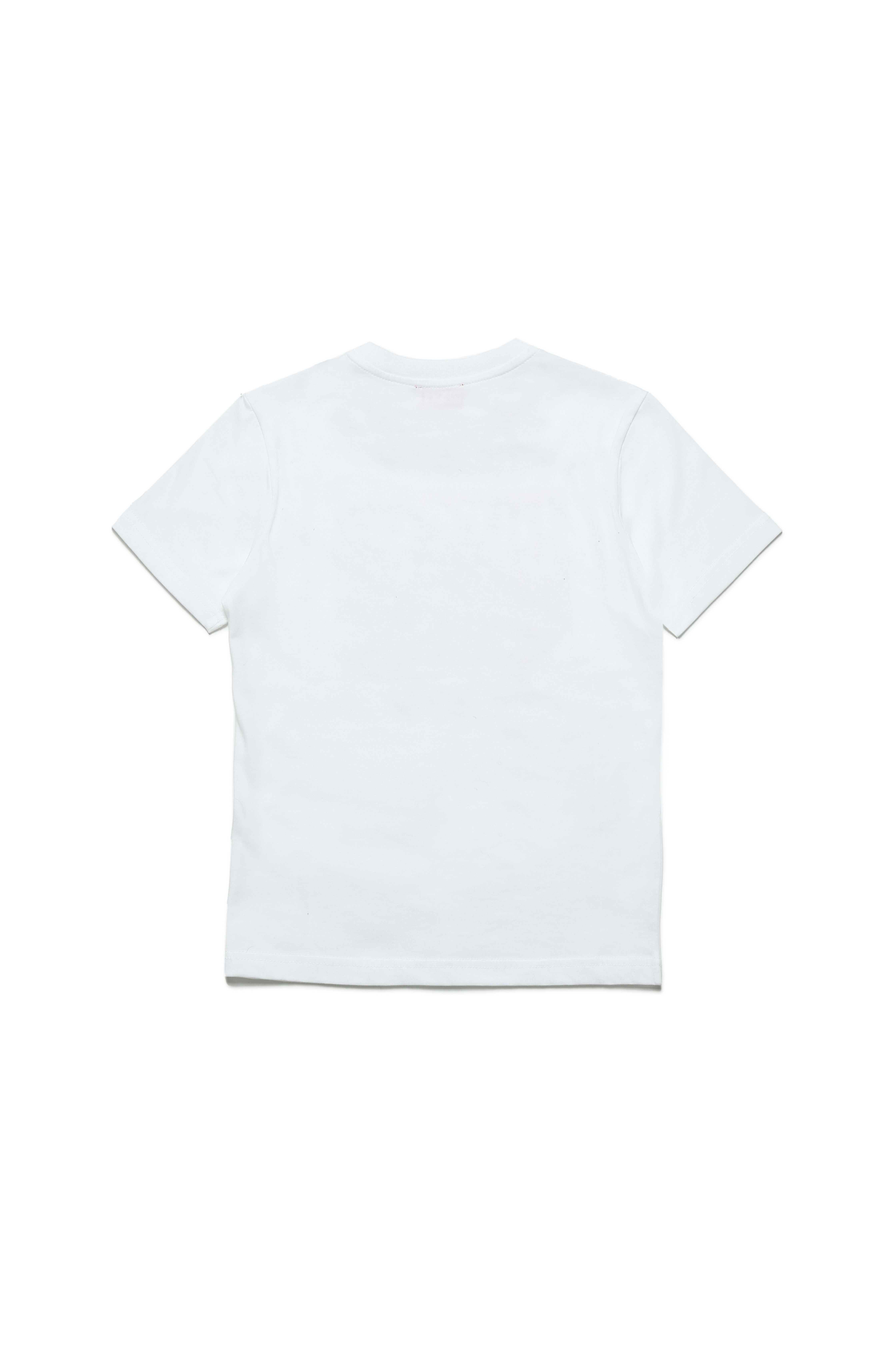Diesel - TERCED, Unisex's T-shirt with fluid Diesel print in White - 2