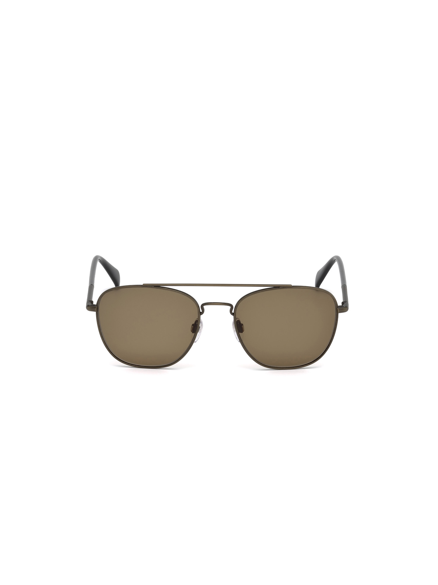 Diesel - DM0194, Man's Metal temple eyewear with double bridge in Bronze - 2