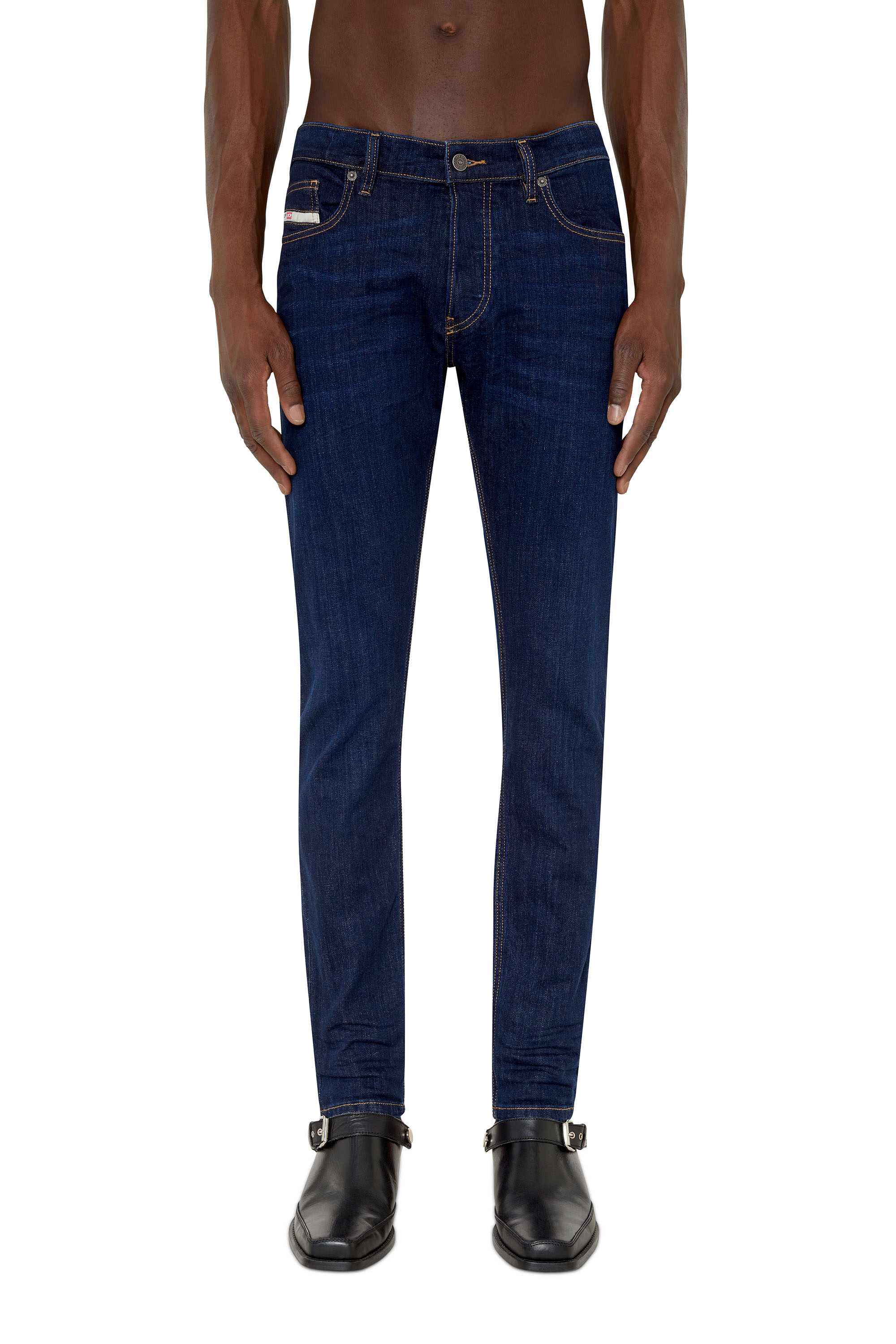 Diesel - Slim Jeans D-Luster 0IHAQ, Man's Slim Jeans - D-Luster in Dark Blue - 1