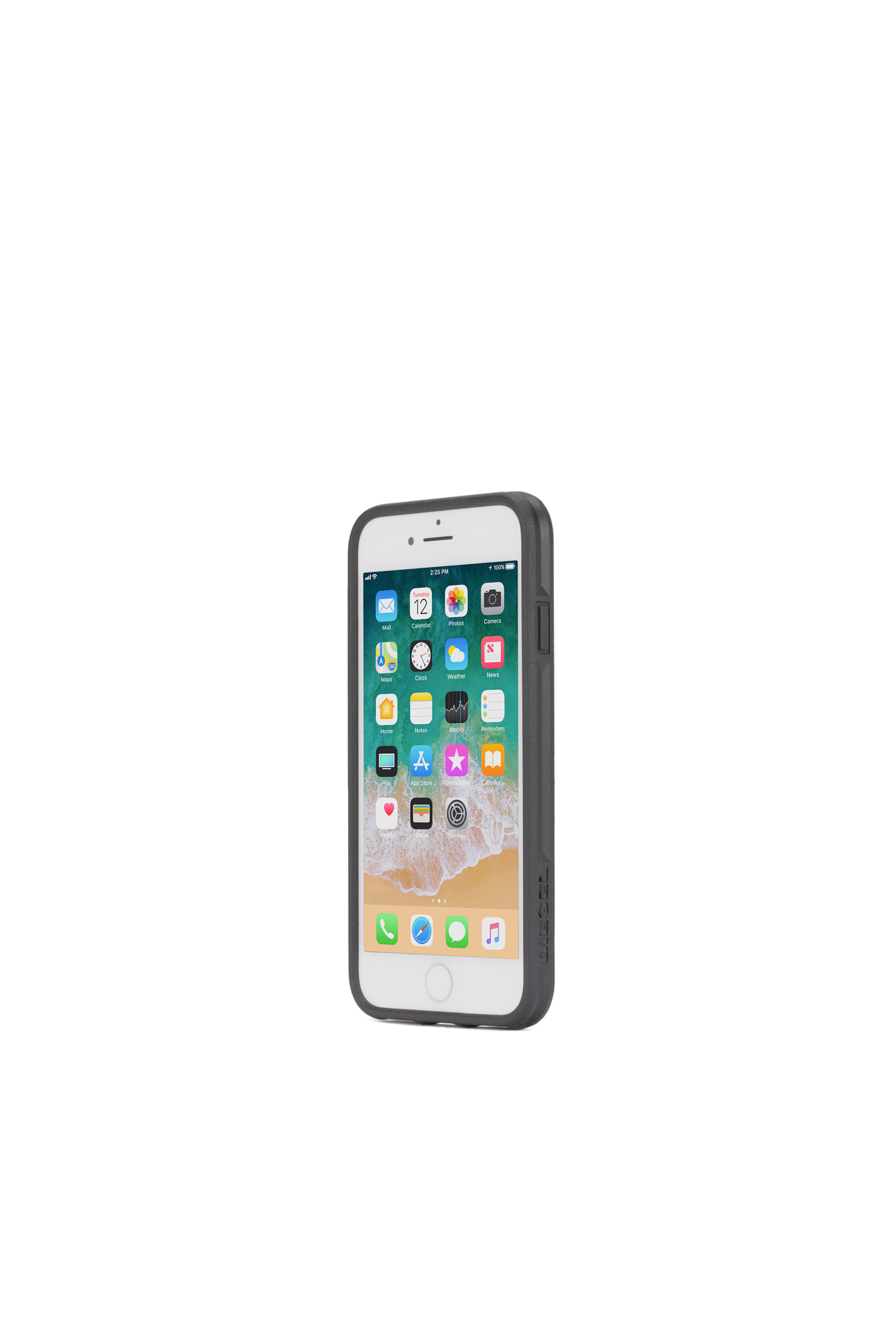 Diesel - BROWN LEATHER IPHONE X CASE, Unisex's Brown leather case, iPhone X in Brown - 3
