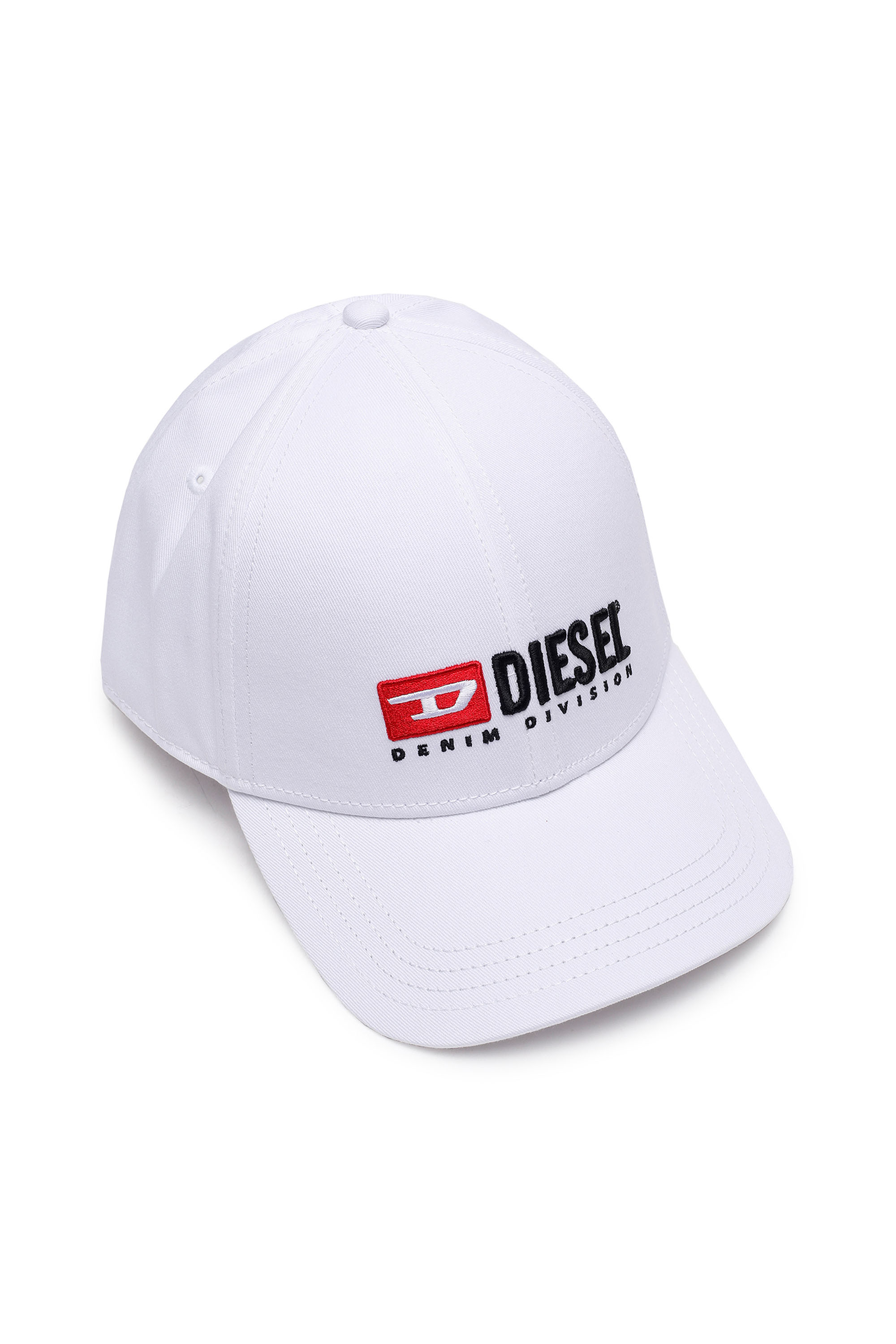 Diesel - CORRY-DIV, Unisex's Baseball cap with Denim Division logo in White - 3