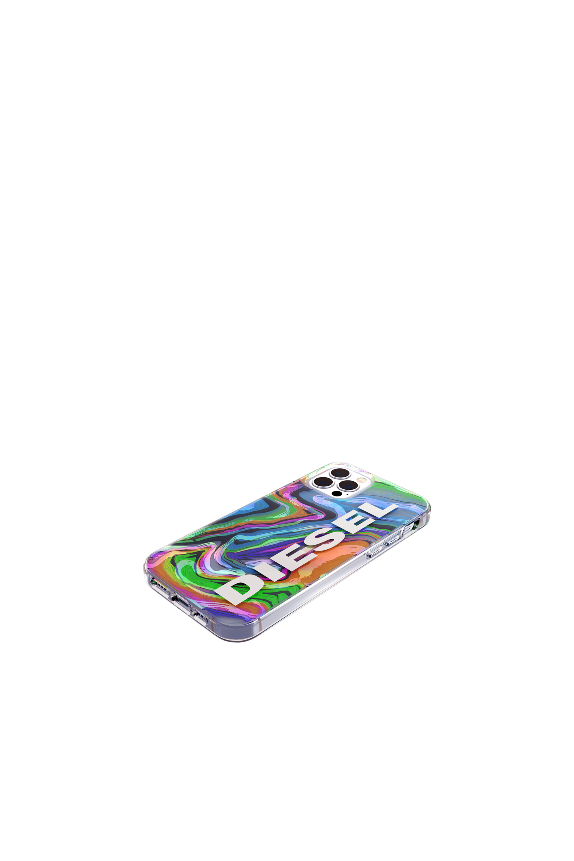 Diesel - 44315  STANDARD CASES, Unisex's Clear case digital holographic for iPhone 12 / 12 Pro in Multicolor - 4