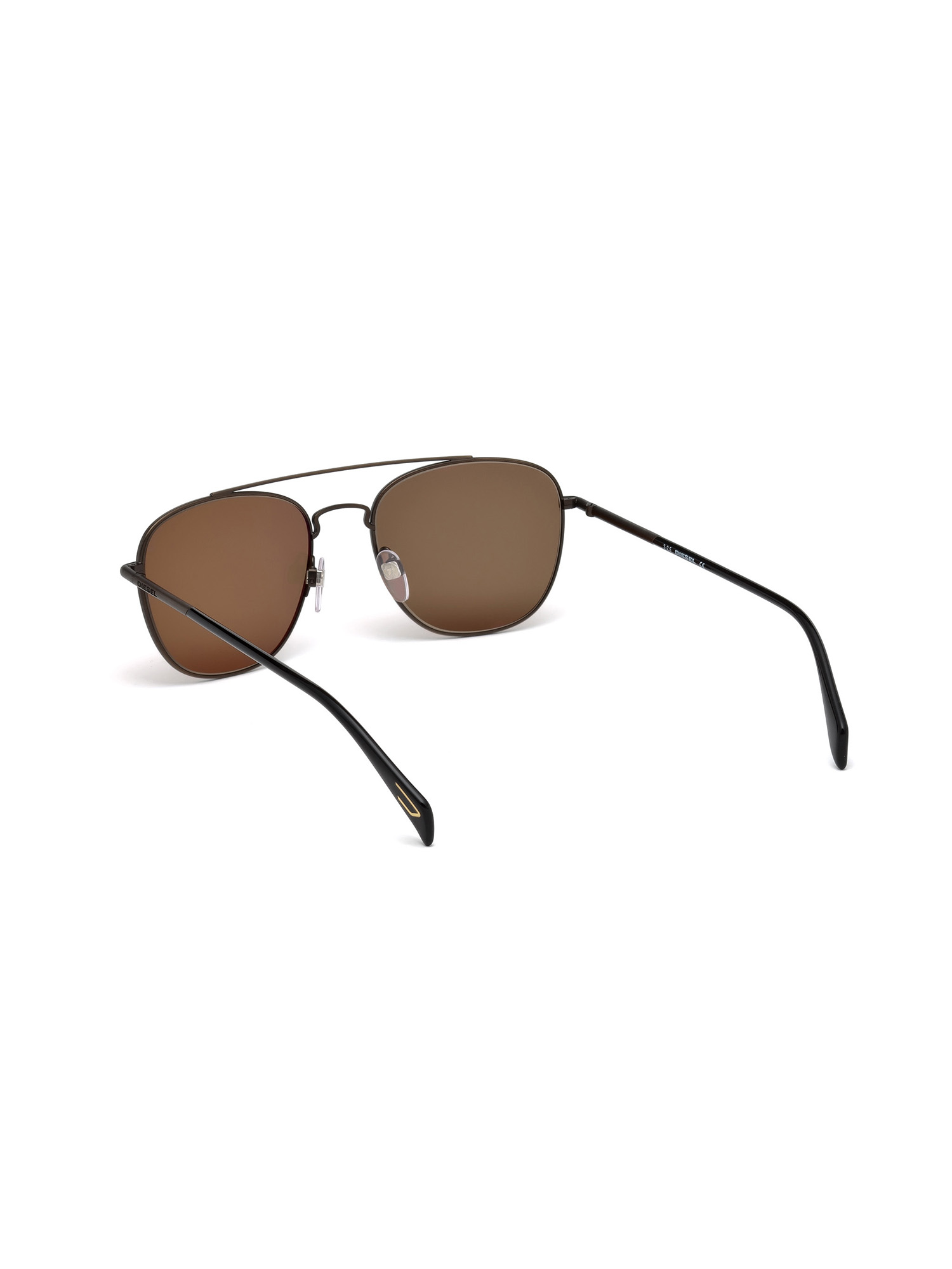 Diesel - DM0194, Man's Metal temple eyewear with double bridge in Bronze - 3