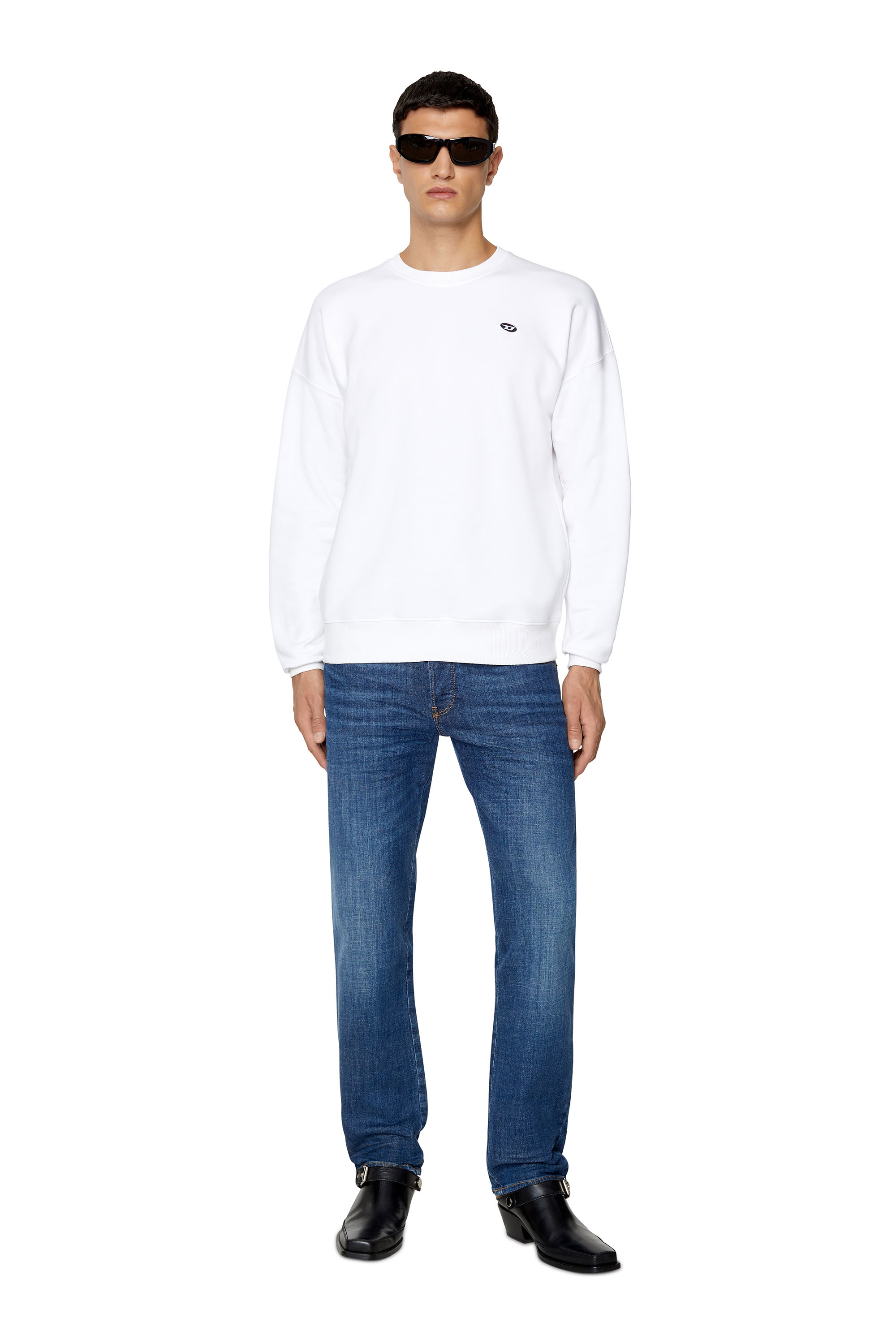 Diesel - Straight Jeans D-Mihtry 0IHAR, Man's Straight Jeans - D-Mihtry in Dark Blue - 2