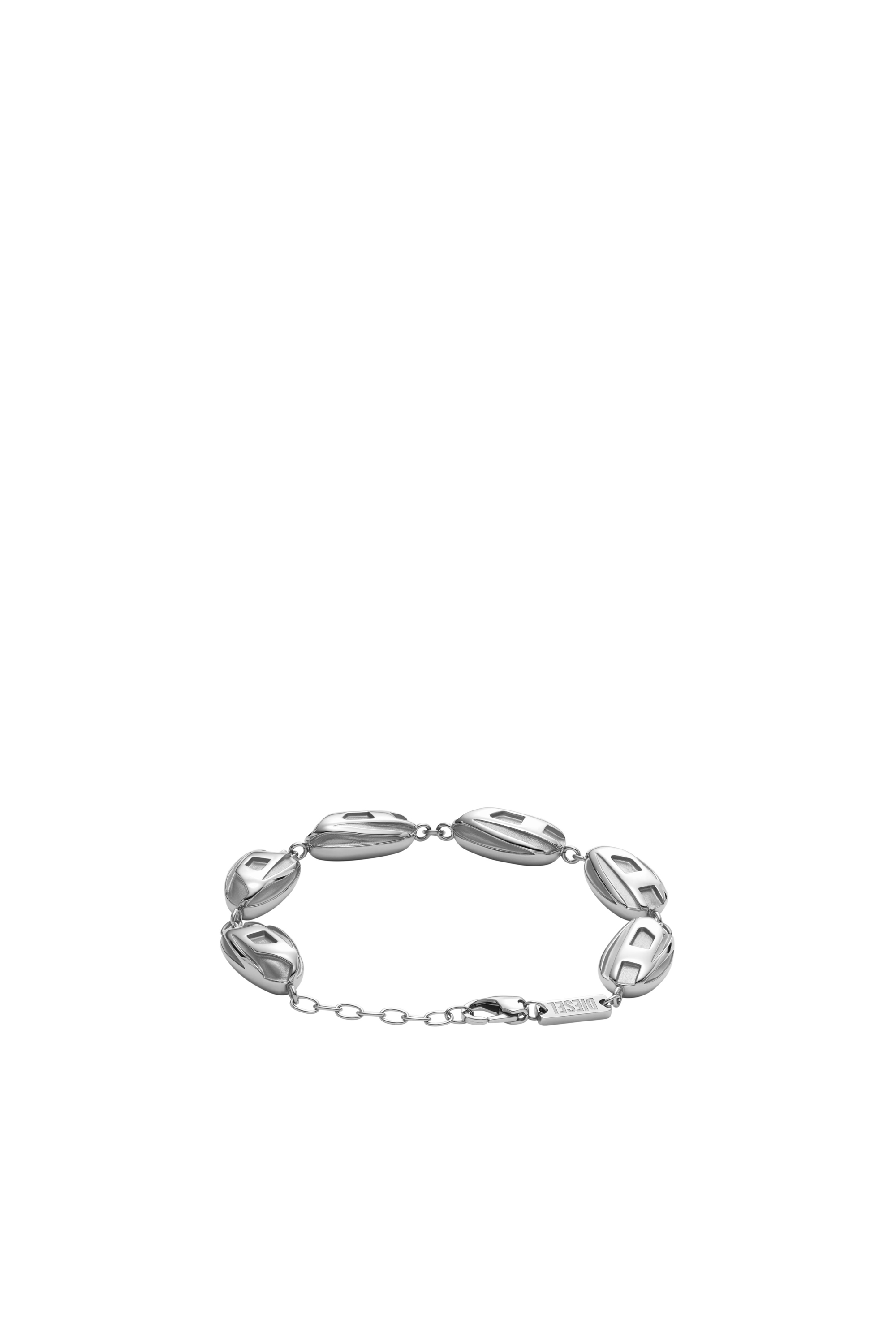 Diesel - DX1482, Unisex's Stainless steel chain bracelet in Silver - 2