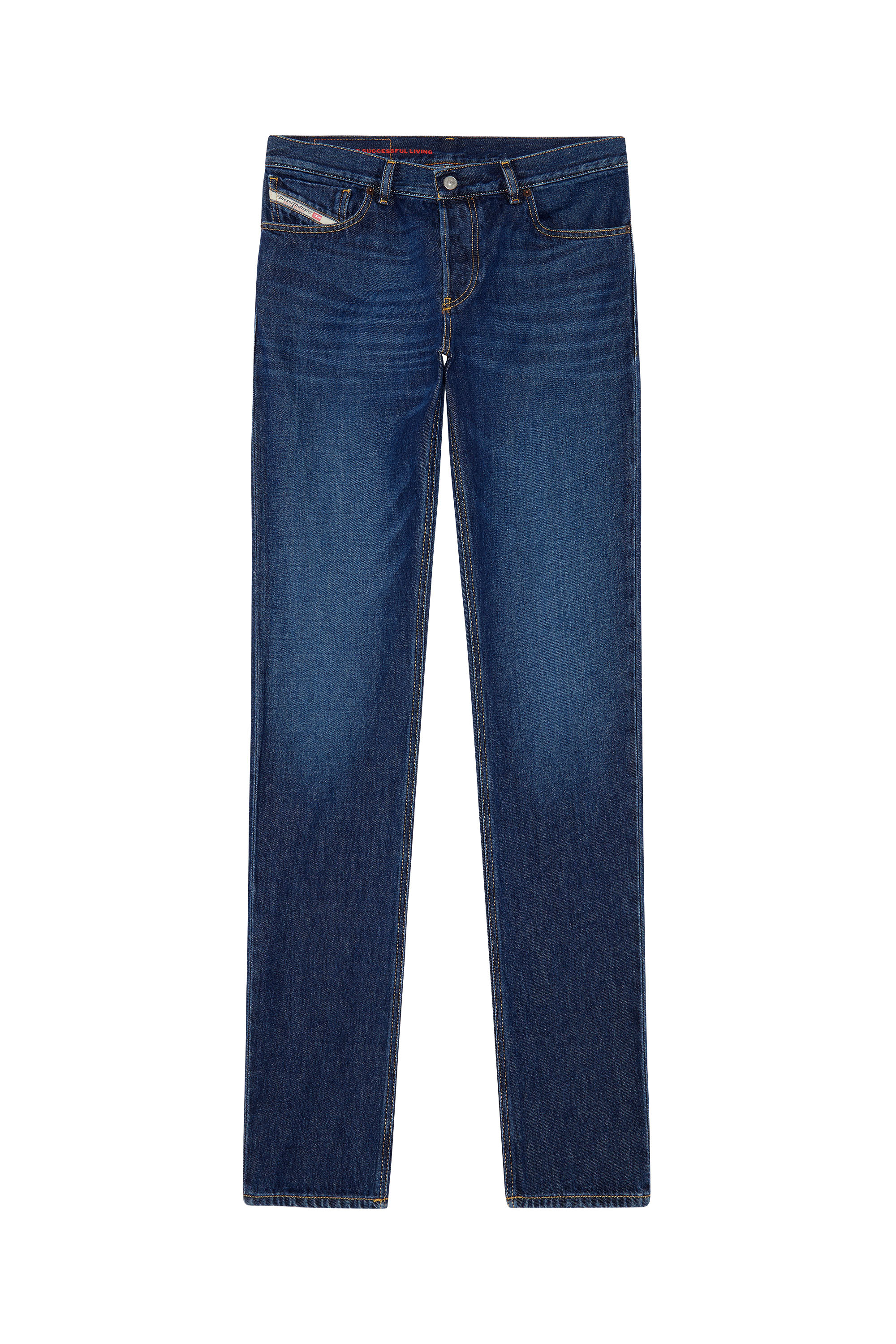 Diesel - Straight Jeans 1995 D-Sark 09C03, Man's Straight Jeans - 1995 D-Sark in Dark Blue - 3