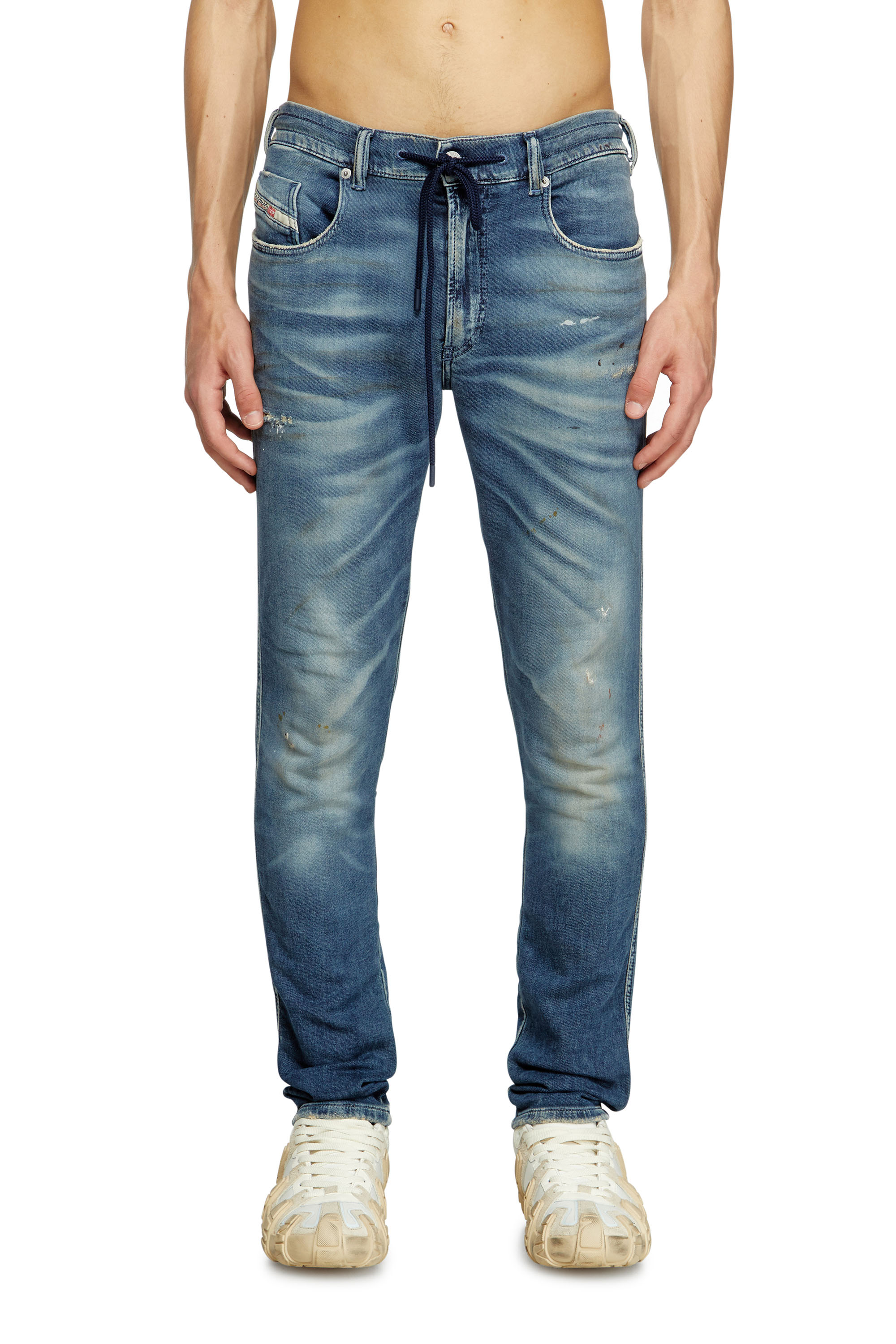 Diesel - Man's Slim 2060 D-Strukt Joggjeans® 068RY, Dark Blue - 1