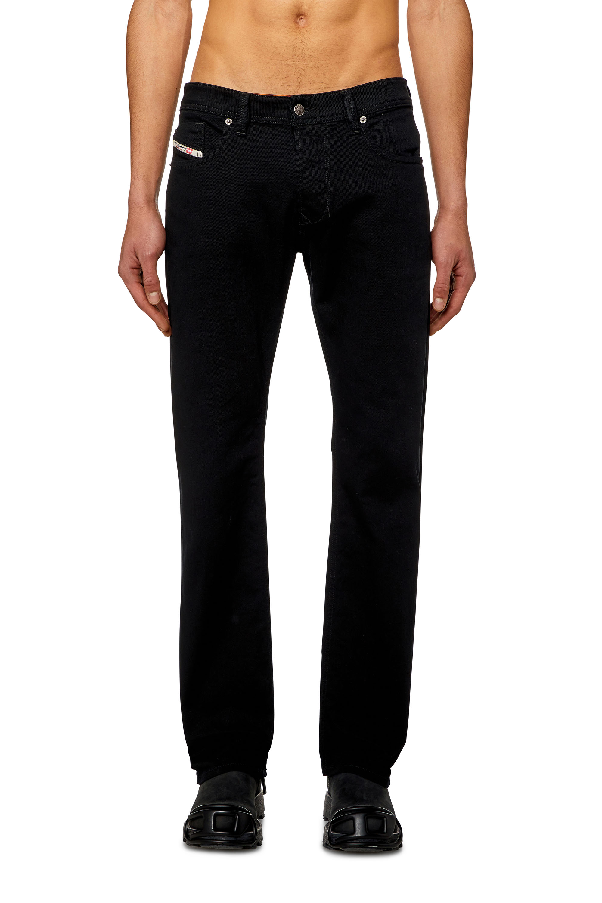 Diesel - Man's Regular Jeans 1985 Larkee 0688H, Black/Dark grey - 2