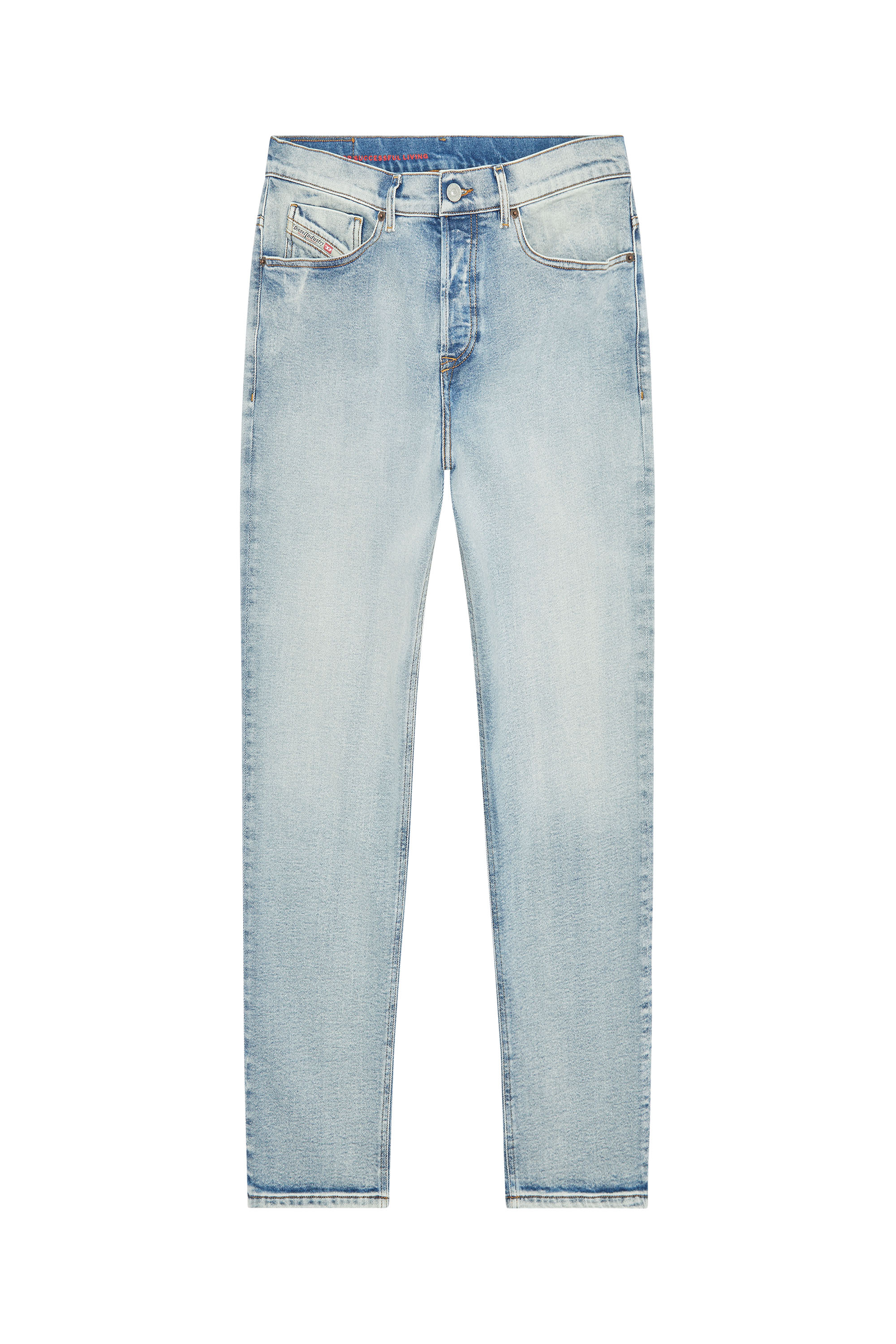 Diesel - Tapered Jeans 2005 D-Fining 9C08L, Man's Tapered Jeans - 2005 D-Fining in Light Blue - 3