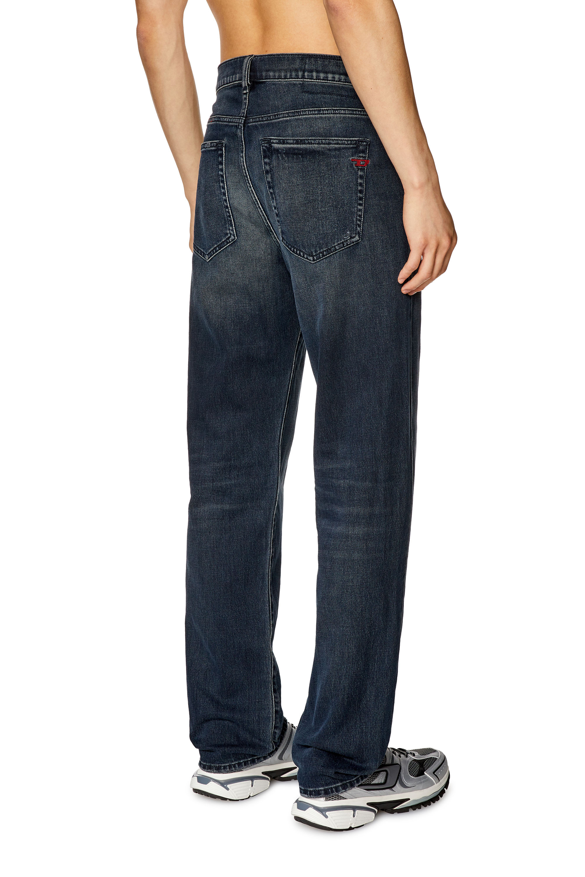 Diesel - Straight Jeans 2020 D-Viker 09G40, Man's Straight Jeans - 2020 D-Viker in Dark Blue - 4