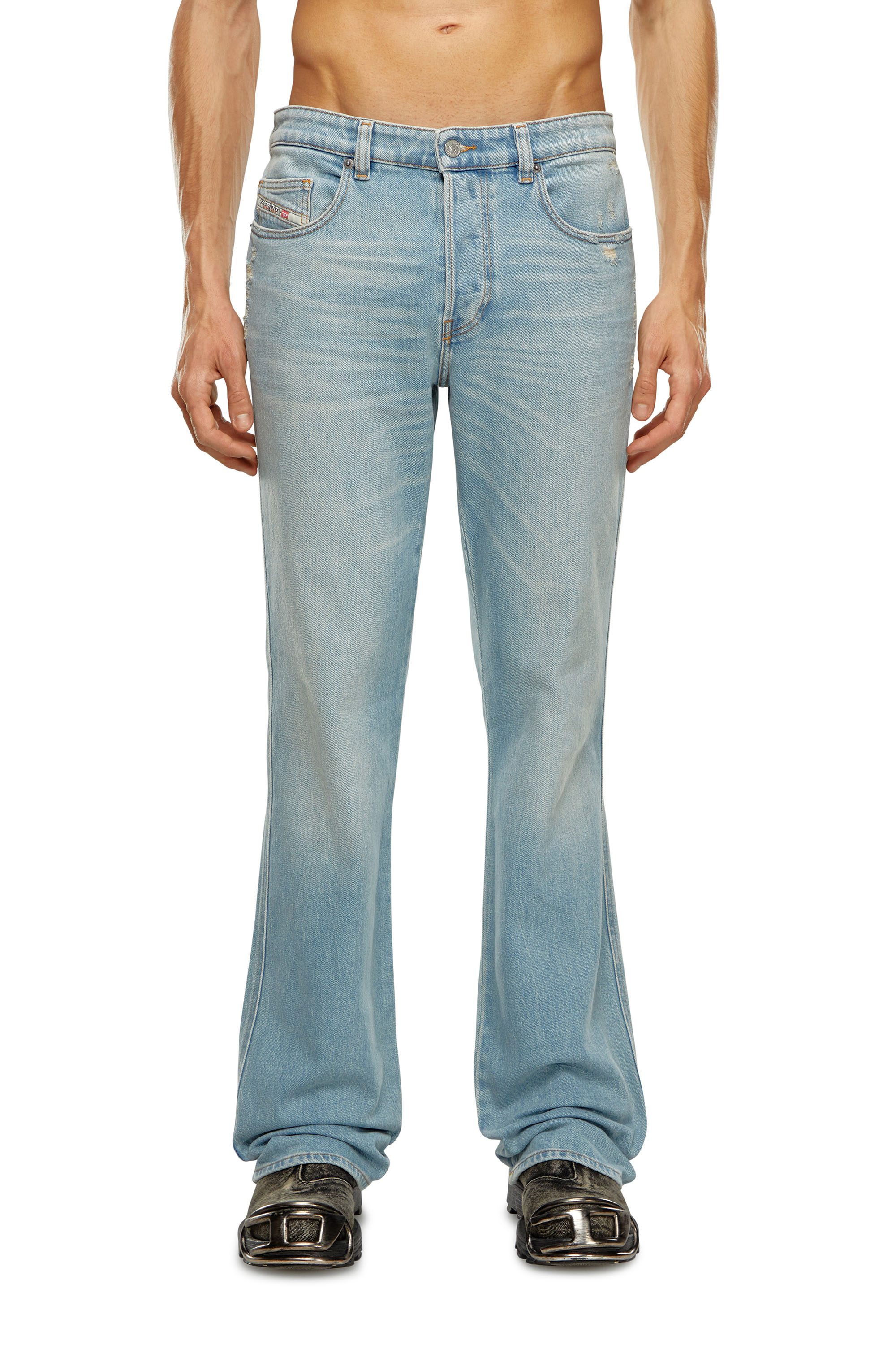 Diesel - Man's Bootcut Jeans 1998 D-Buck 09H39, Light Blue - 1