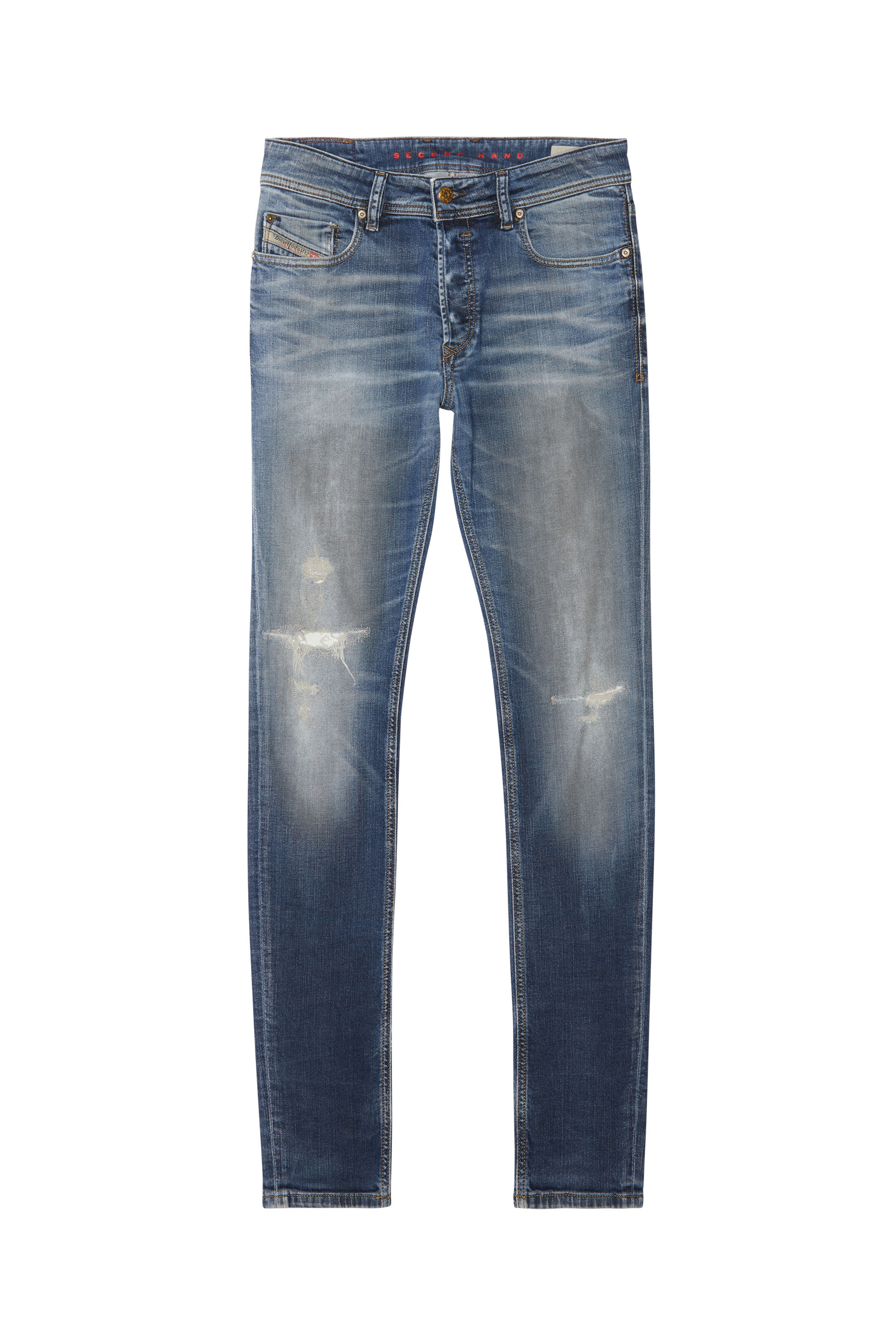 Diesel - SLEENKER, Man's Diesel Man - Jeans Medium blue in Medium blue - 1