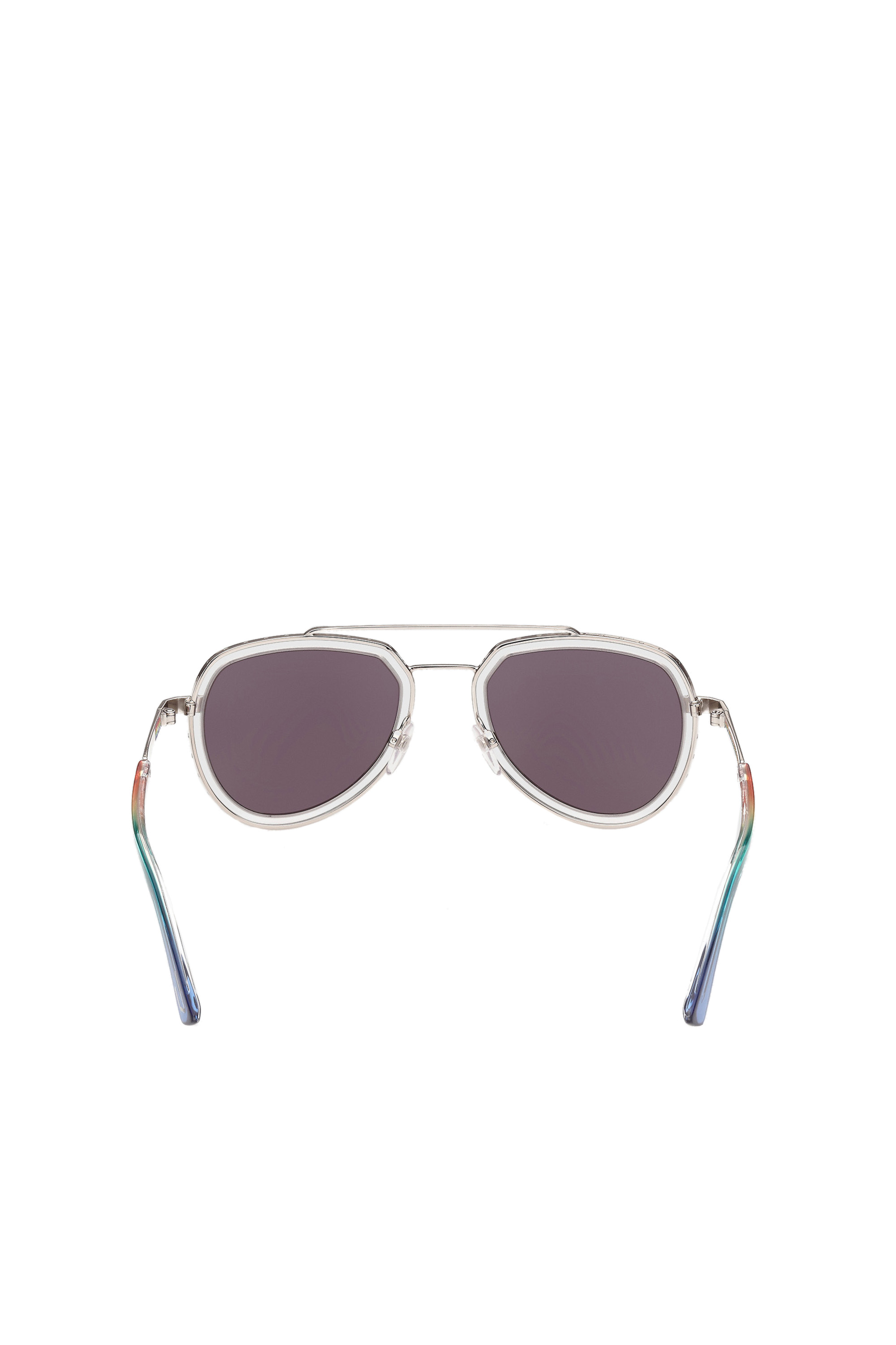 Diesel - DL0266, Unisex's Pilot glasses with "Pride" theme in Multicolor - 4