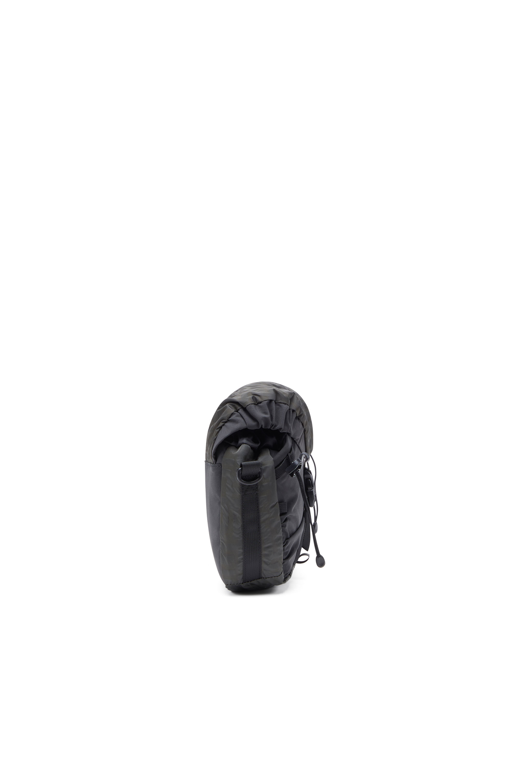 Diesel - DRAPE CROSSBODY S X, Unisex's Drape Crossbody S X - Crossbody in nylon, Lycra and mesh in Black - 3