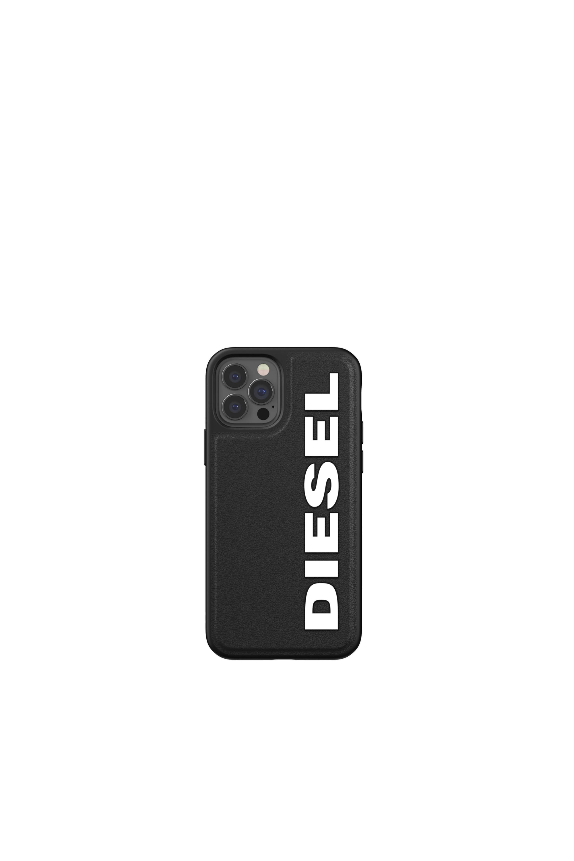 Diesel - 42492 STANDARD CASE, Unisex's Moulded Case Core for iPhone 12/12 Pro in Black - 2