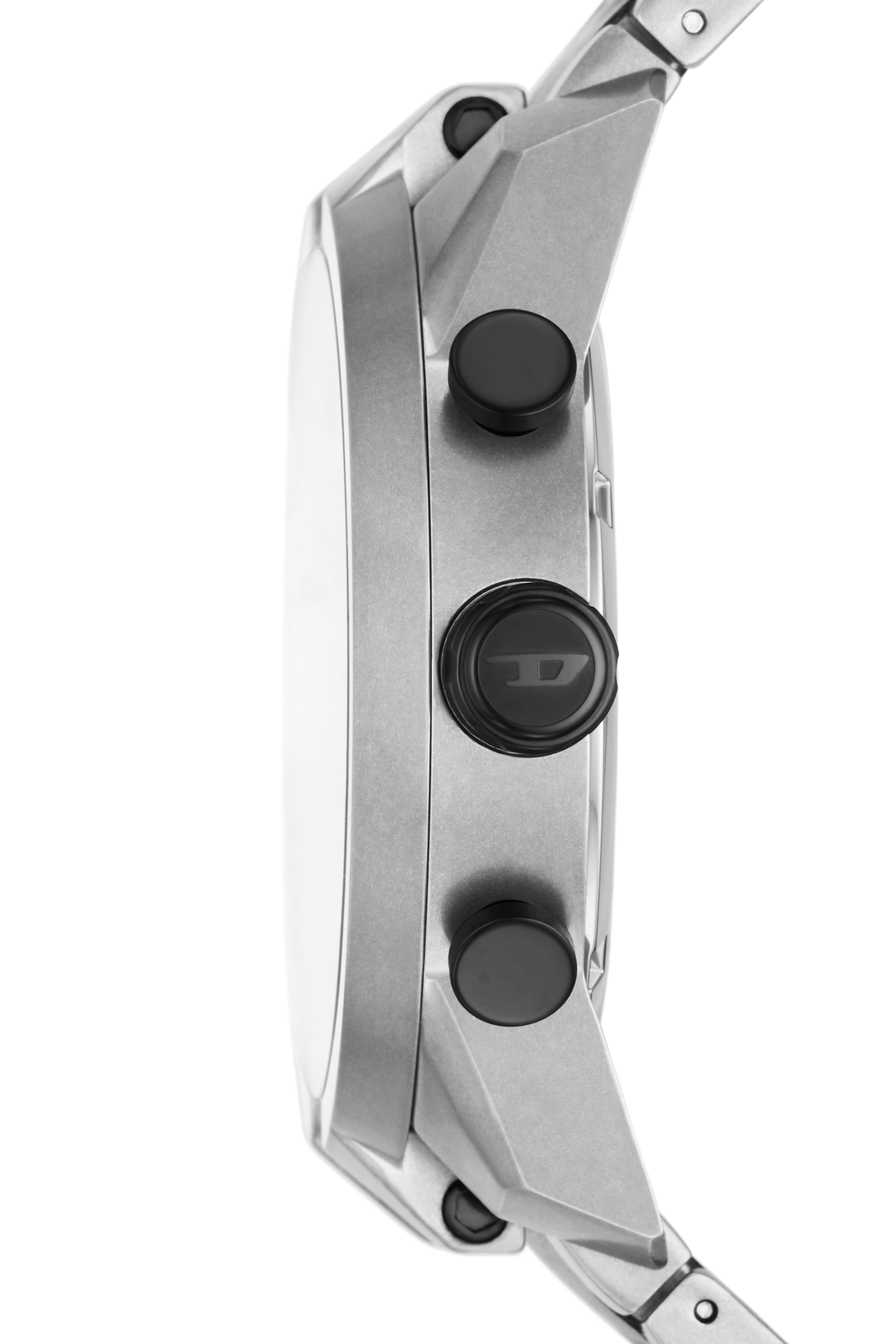 Diesel - DZ4587, Man's Split chronograph two-tone stainless steel watch in Grey/Black - 3