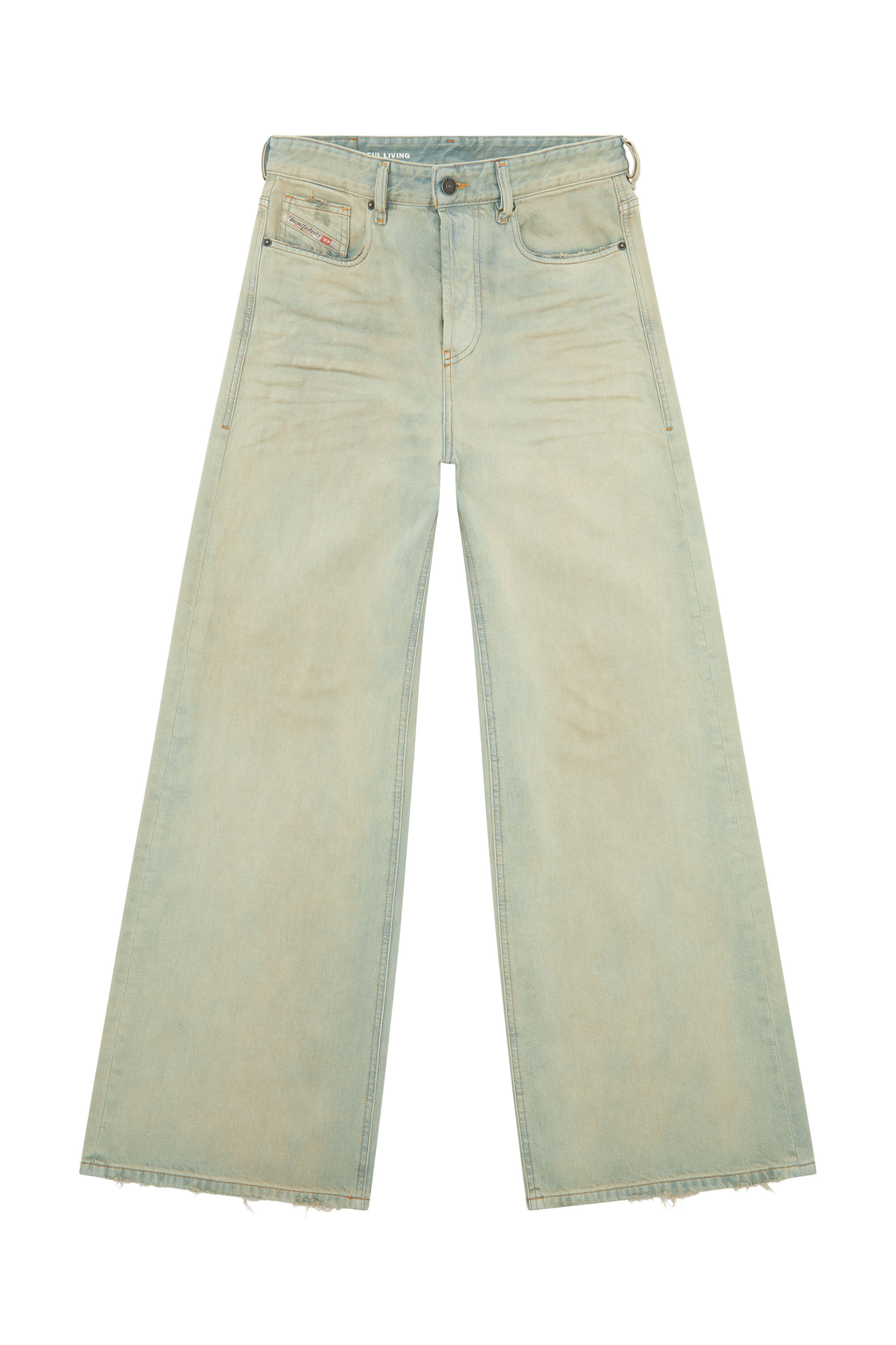 Diesel - Woman's Relaxed Jeans 1996 D-Sire 09H60, Light Blue - 3