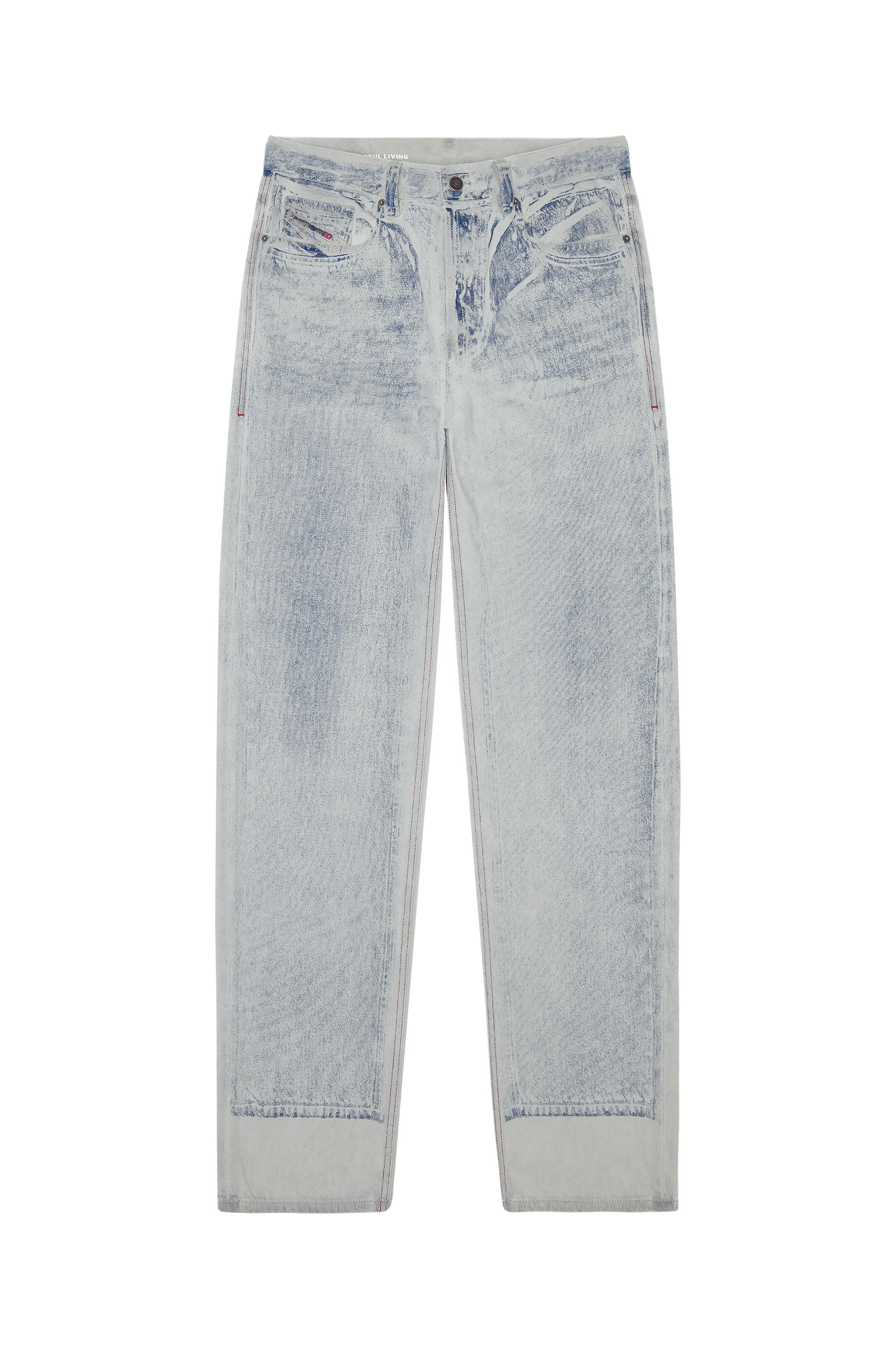 Diesel - Man's Straight Jeans 2010 D-Macs 09F23, Light Grey - 3