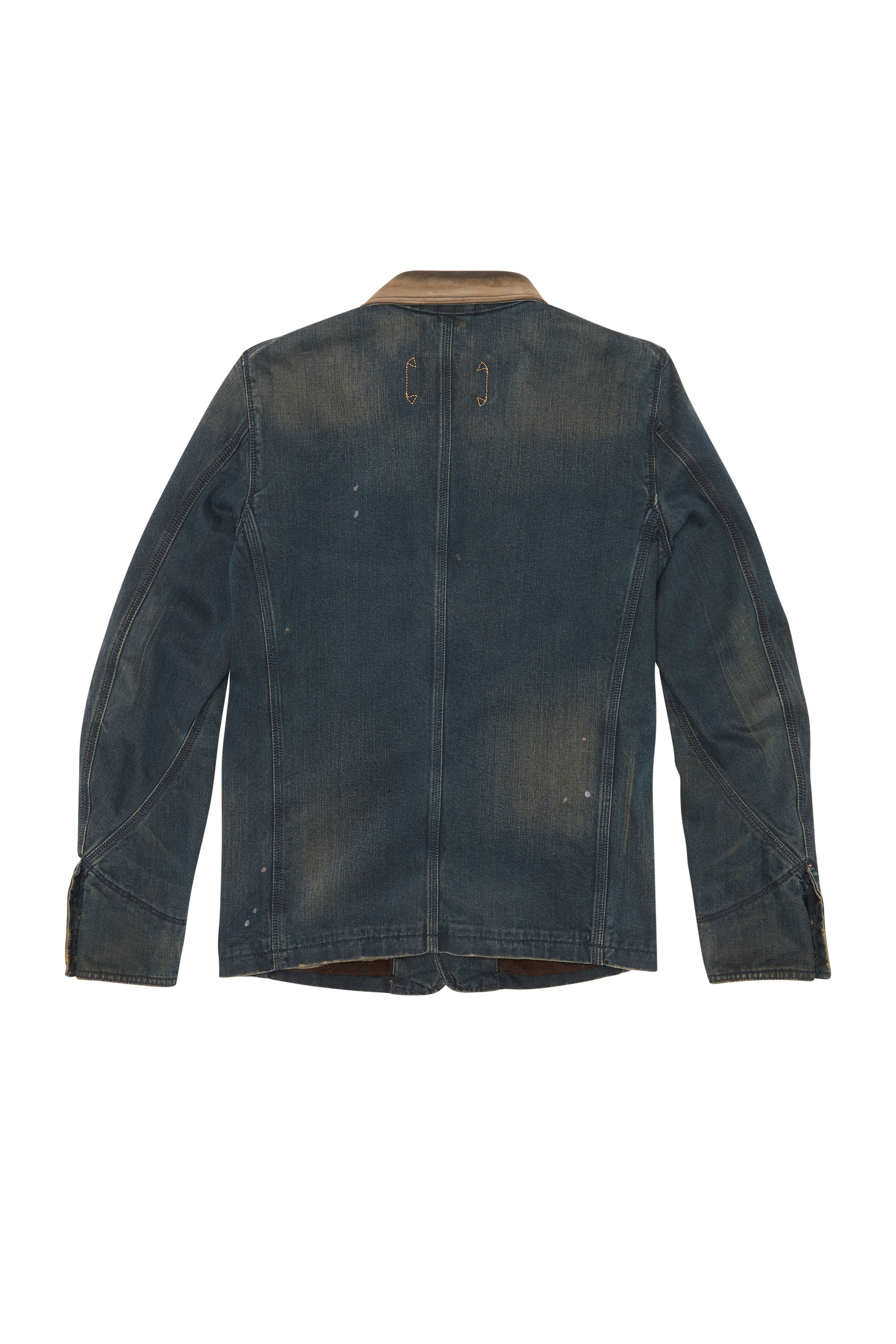 Diesel - JACKET-H-L-A-P, Man's Diesel Man - Denim Jackets Dark blue in Dark Blue - 2