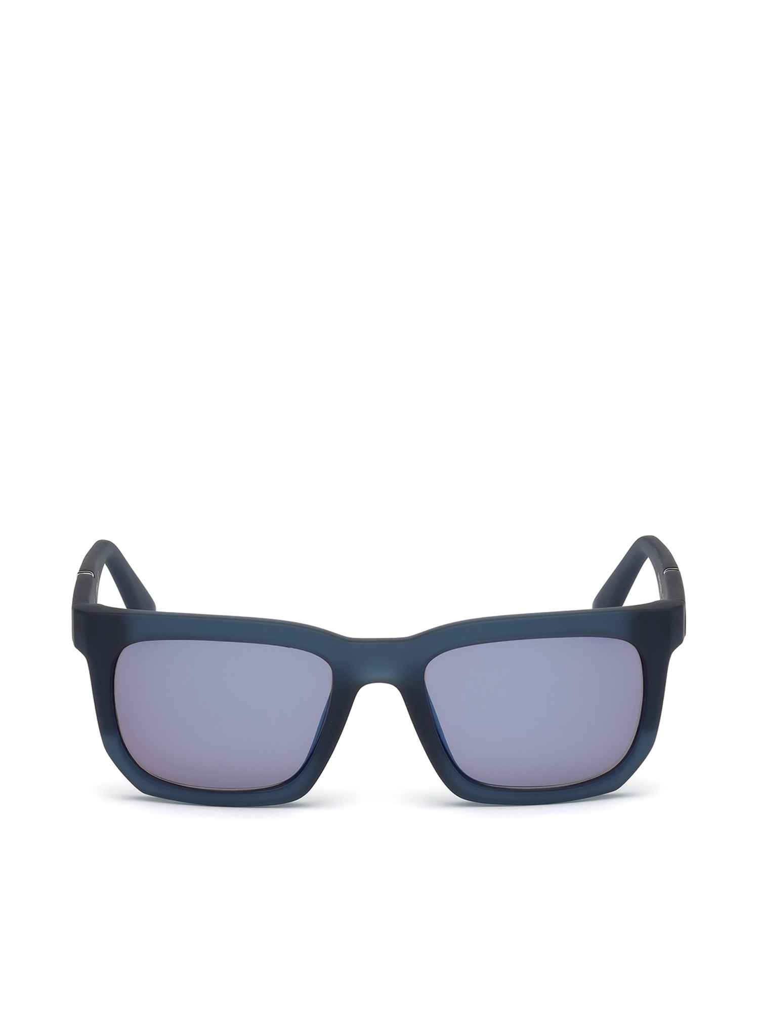 Diesel - DL0254, Man's Square eyewear with slim blinders in Blue - 2