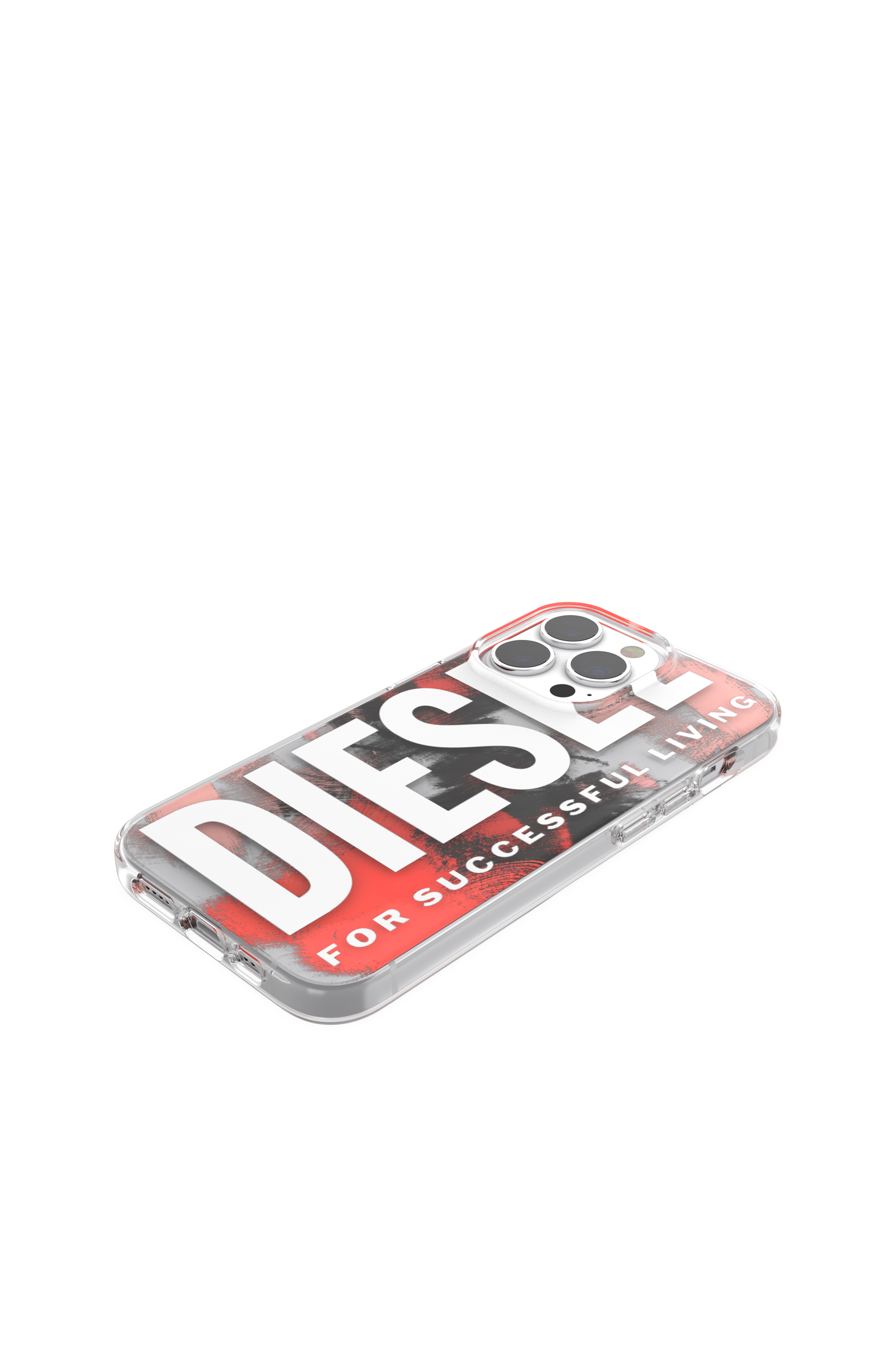 Diesel - 47207 STANDARDASE, Unisex's Clear case for iPhone 13/13Pro in Red/Black - 4