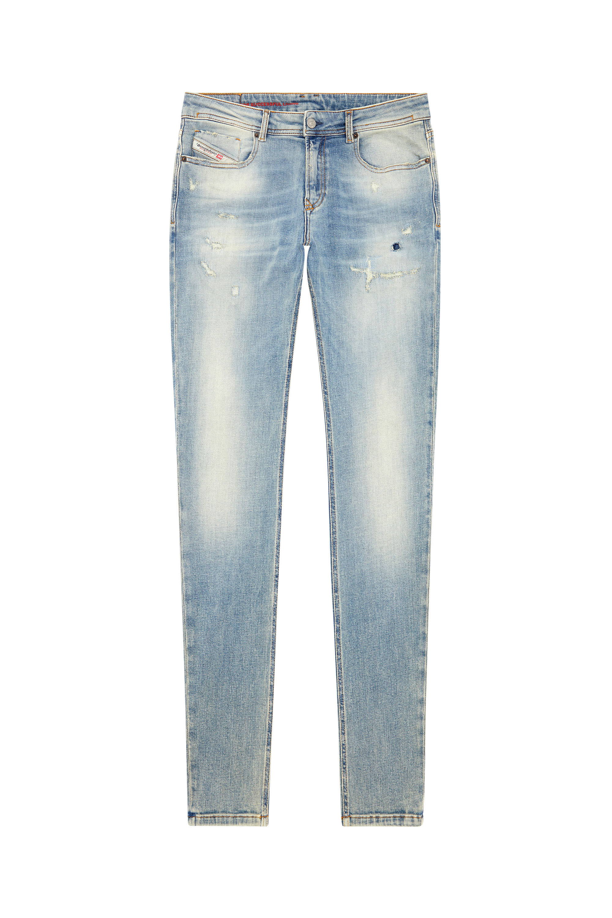 Diesel - Man's Skinny Jeans 1979 Sleenker E9C01, Light Blue - 3
