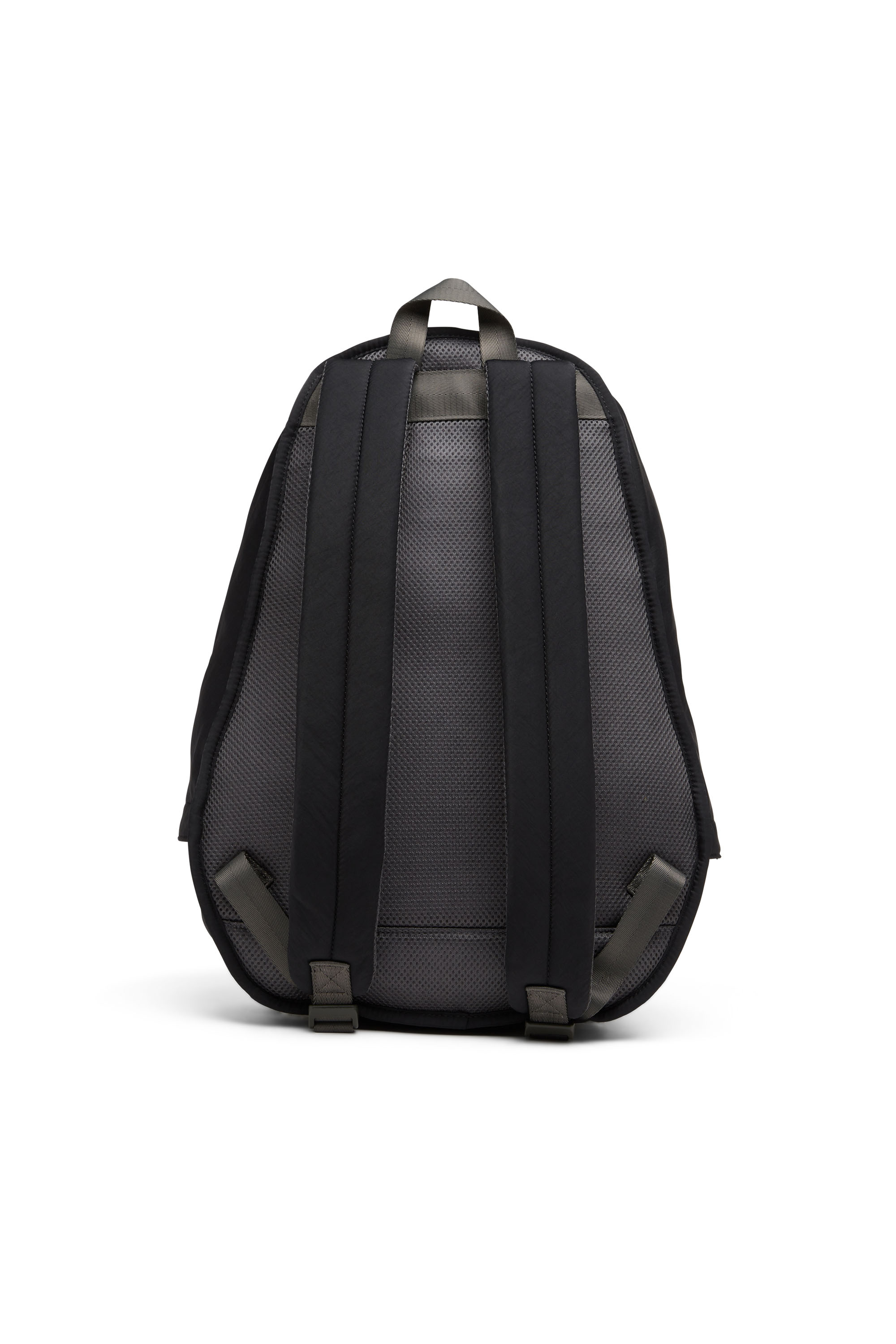Diesel - RAVE BACKPACK X, Man's Rave Backpack X - Backpack in washed recycled fabric in Black - 2