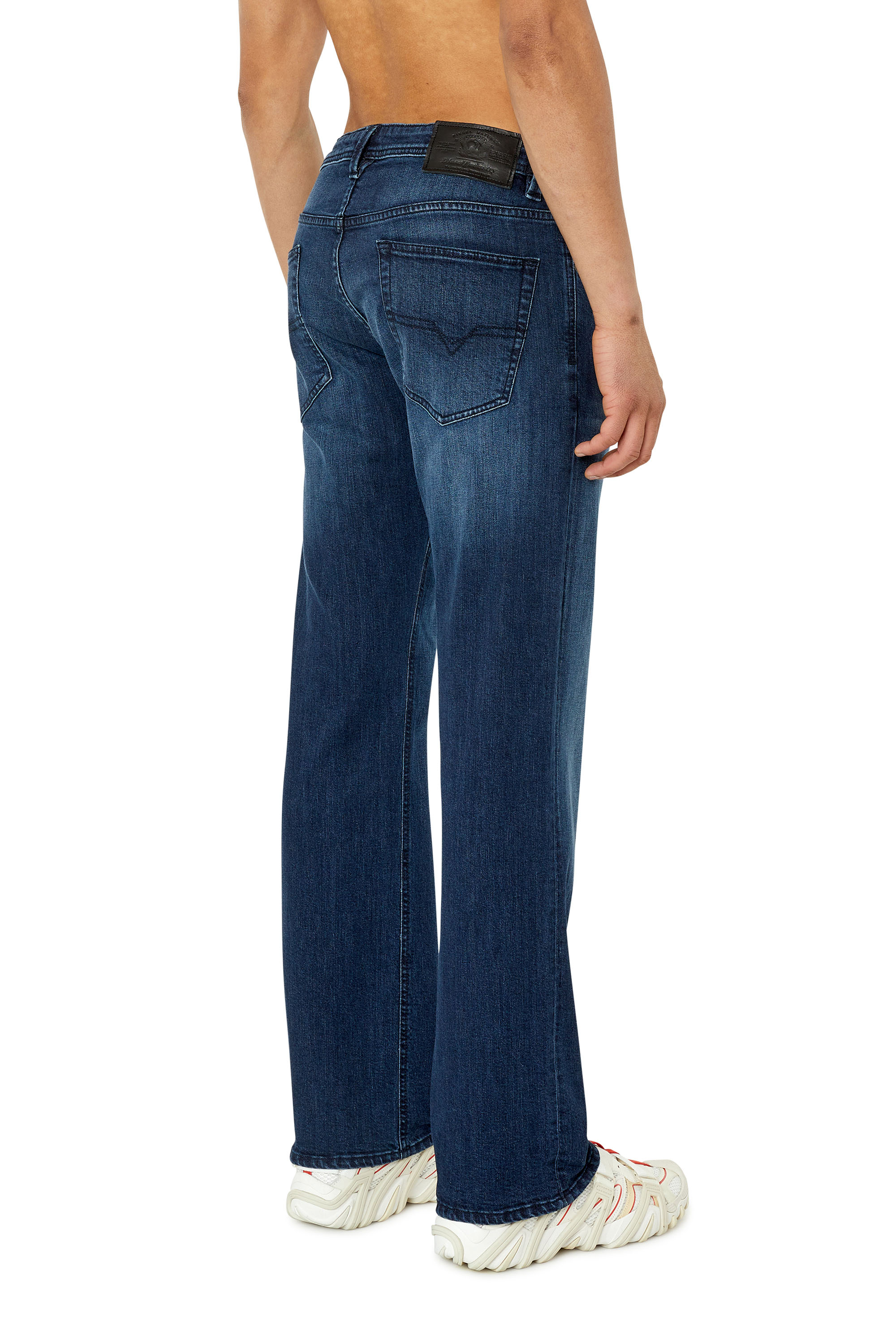 Diesel - Straight Jeans 1985 Larkee E195W, Man's Straight Jeans - 1985 Larkee in Dark Blue - 4