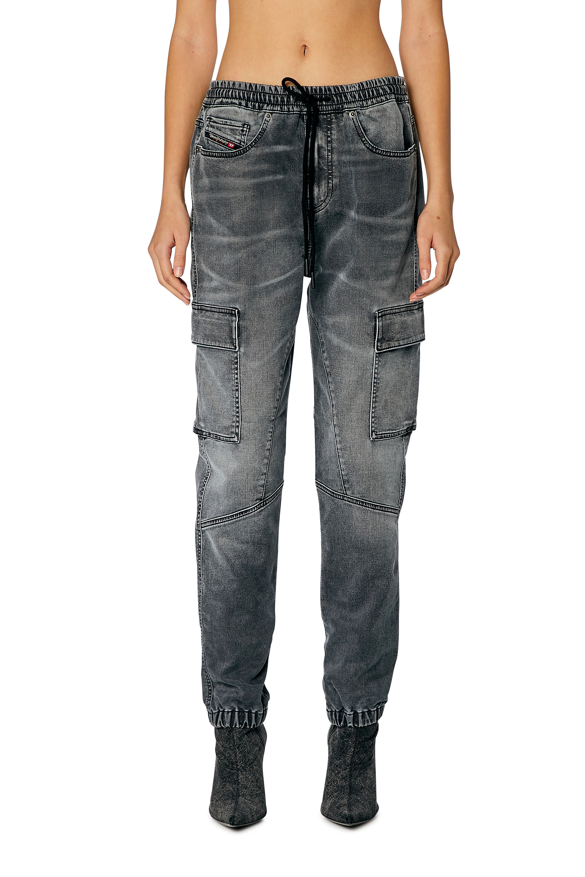 Diesel - Woman's Regular 2051 D-Ursy Joggjeans® 068HP, Grey - 1