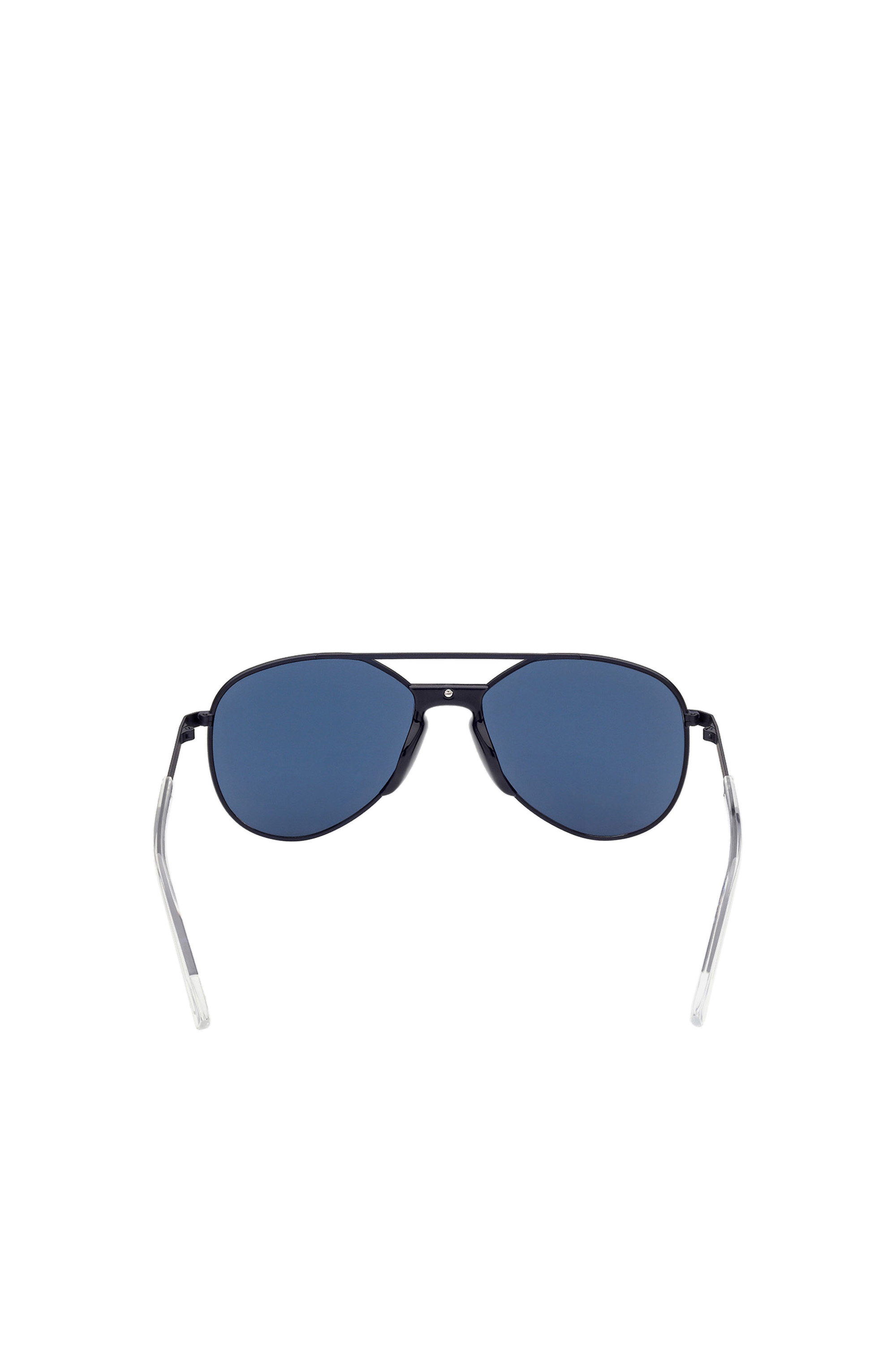 Diesel - DL0339, Man's Sunglasses Reinvented aviator shape in Black/Blue - 4