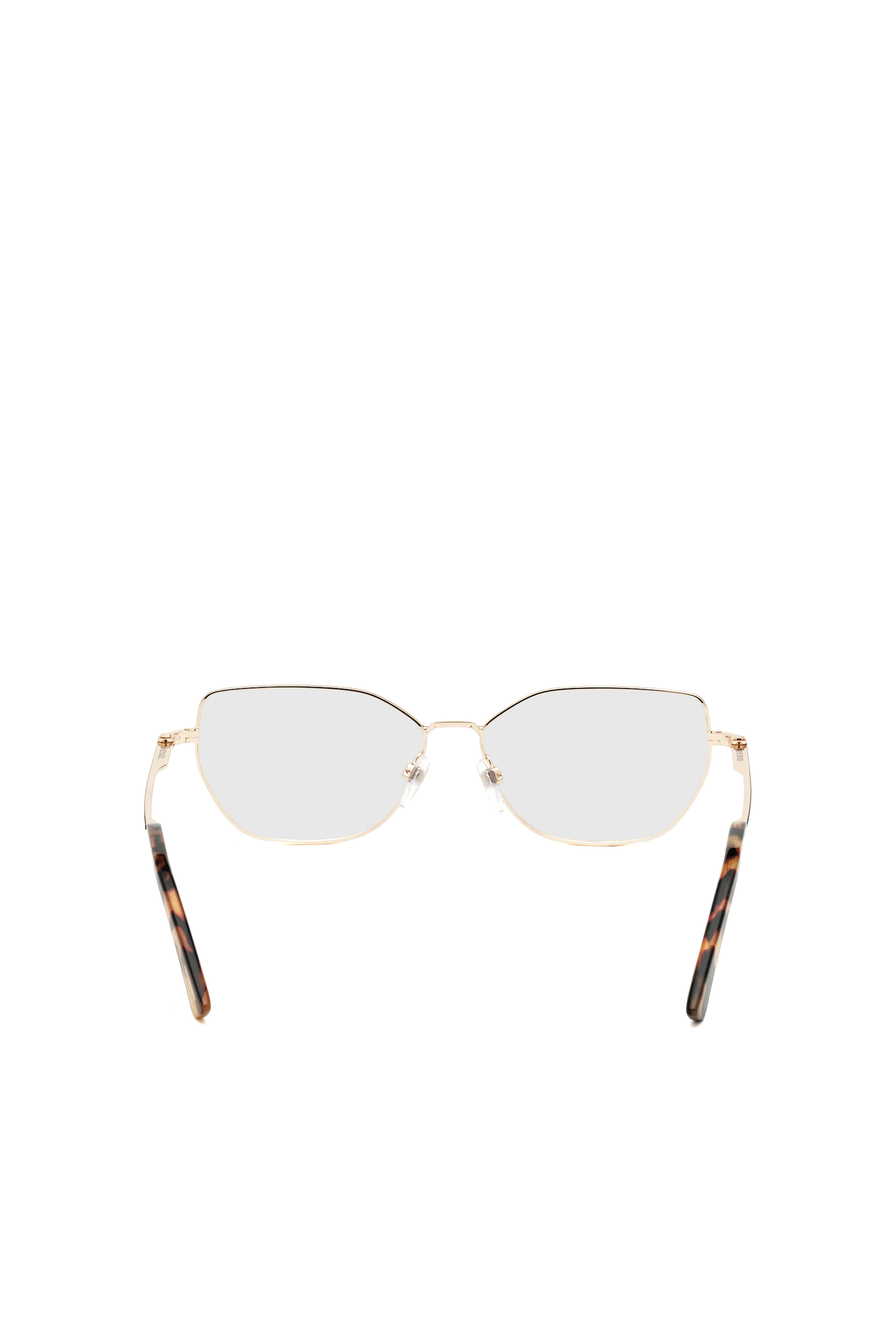Diesel - DL5355, Woman's Metal cat-eye eyeglasses in Pink/Black - 4