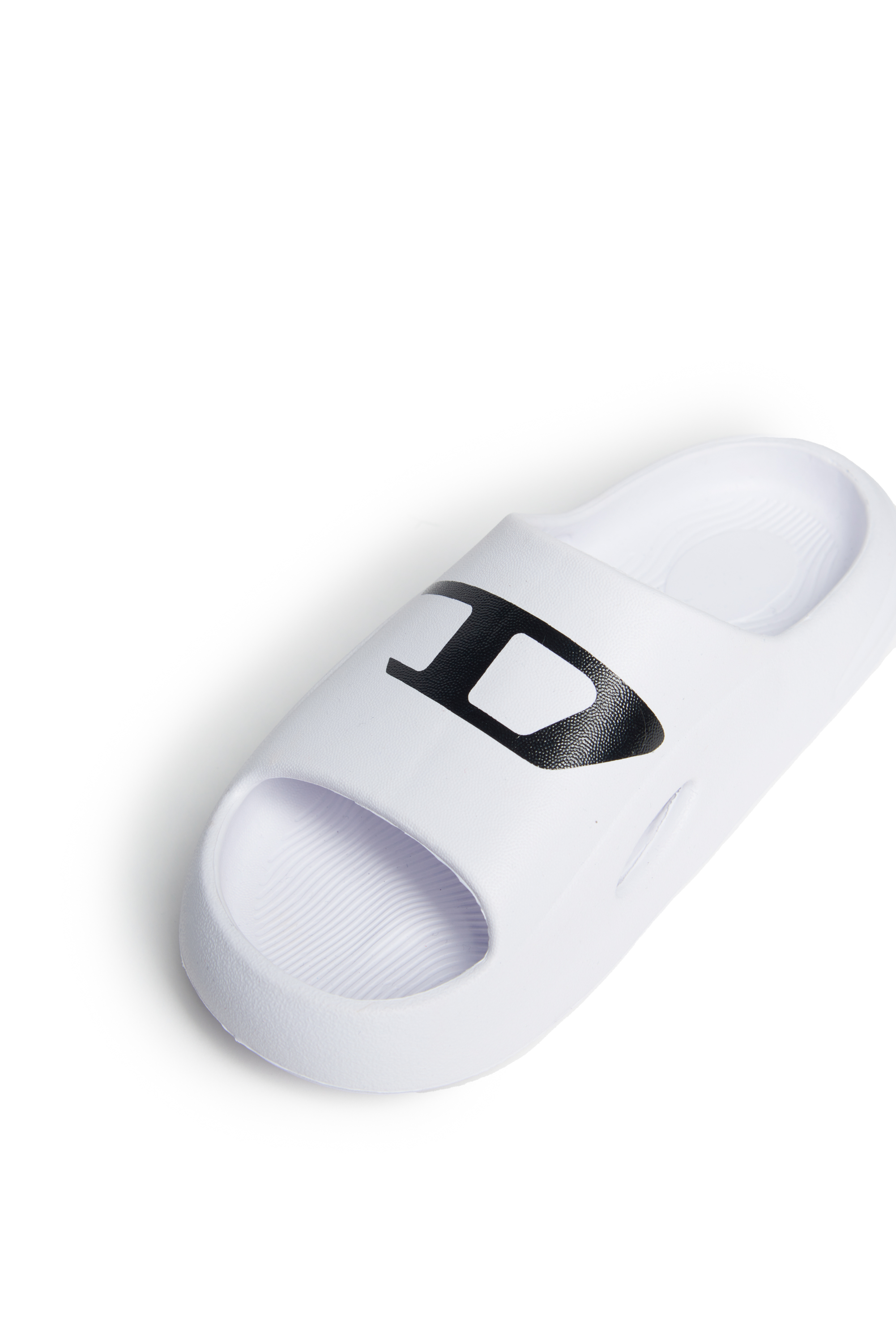 Diesel - SA-CHUNCKY D, Unisex's Slide sandals with D logo print in White - 4