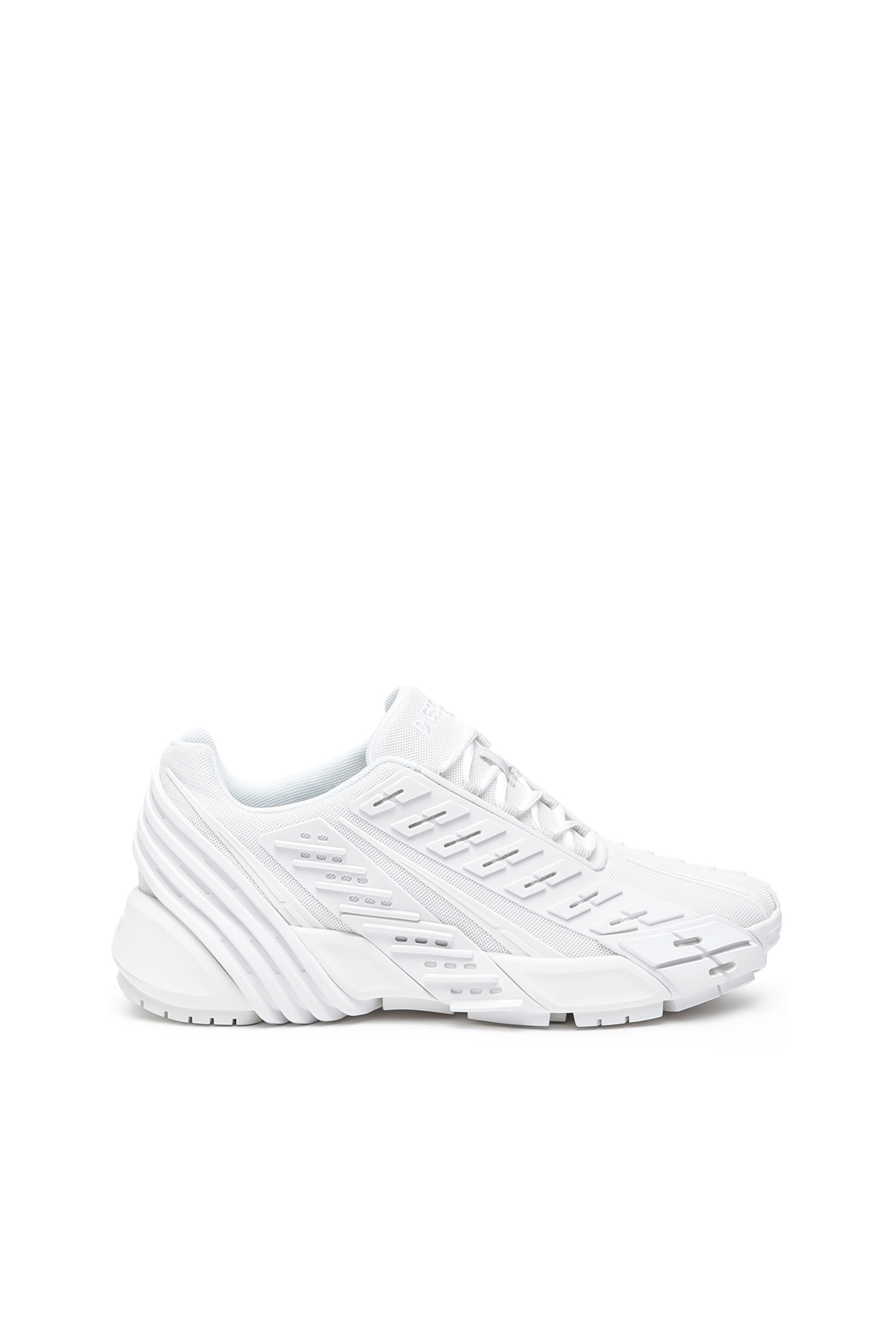 Diesel - S-PROTOTYPE LOW, Man's S-Prototype Low - Sneakers in mesh and rubber in White - 1