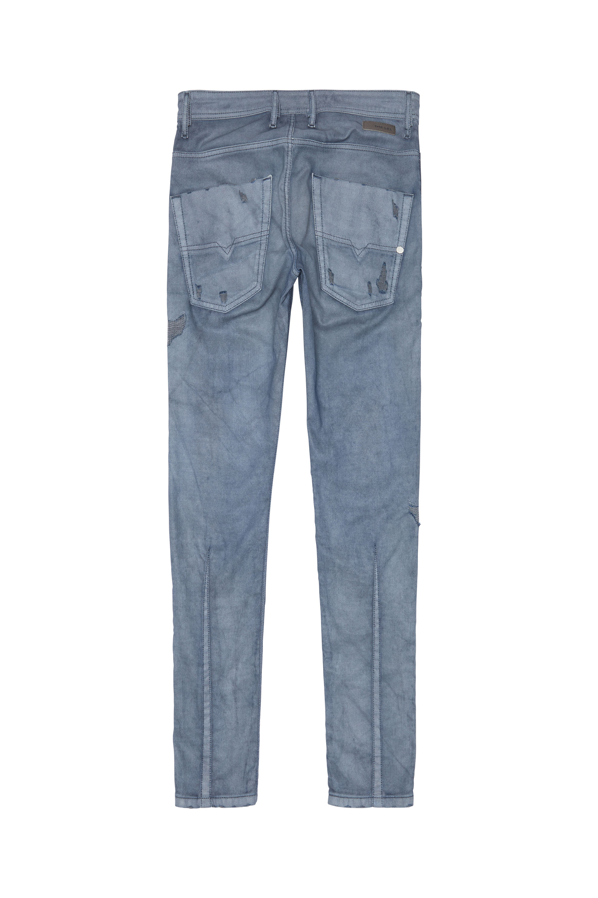 Diesel - KROOLEY CB-NE, Man's Diesel Man - Jeans Black/Dark grey in Medium blue - 2