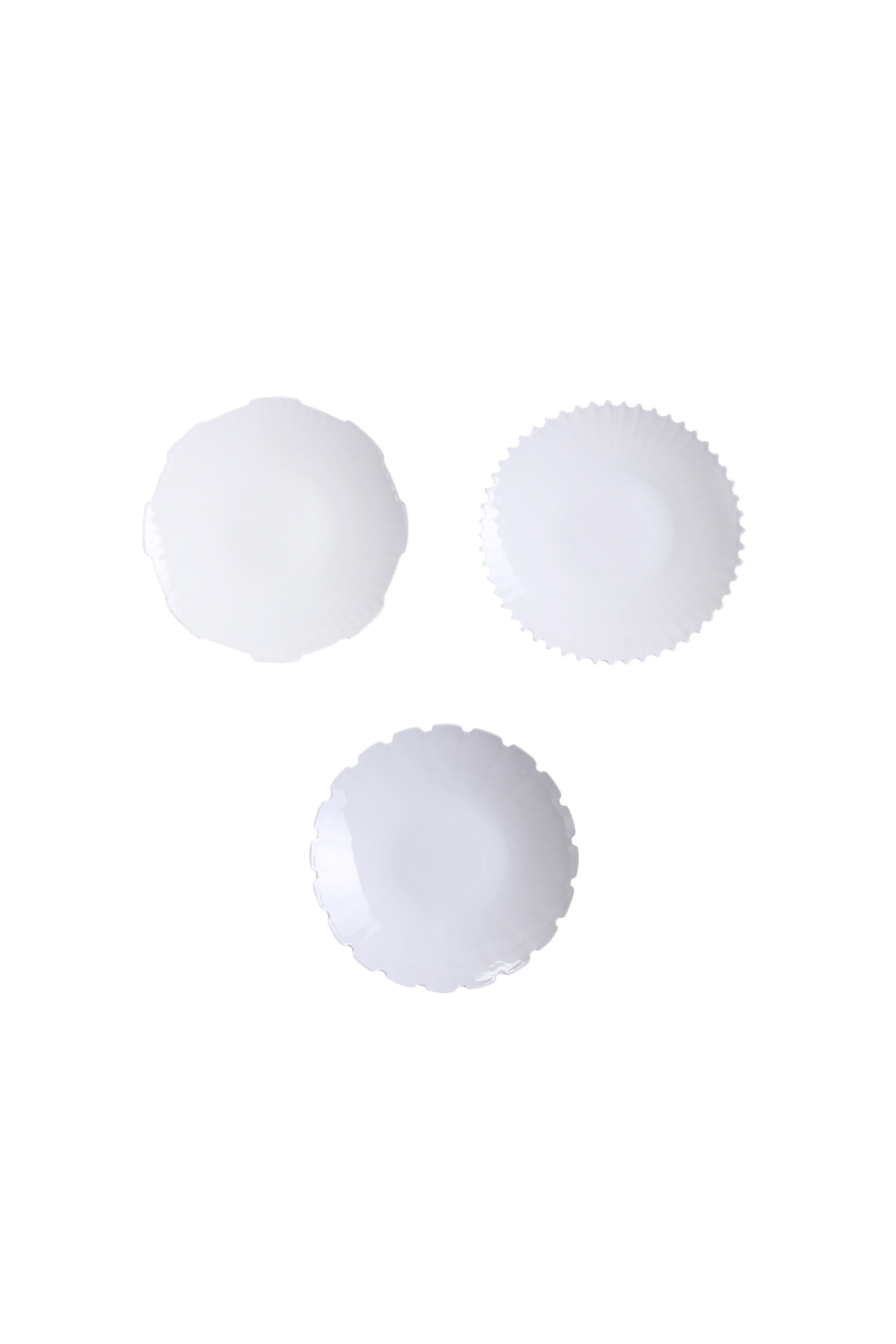 Diesel - 10914 MACHINE COLLEC, Unisex's Assorted porcelain soup plates, set of 3 in White - 1