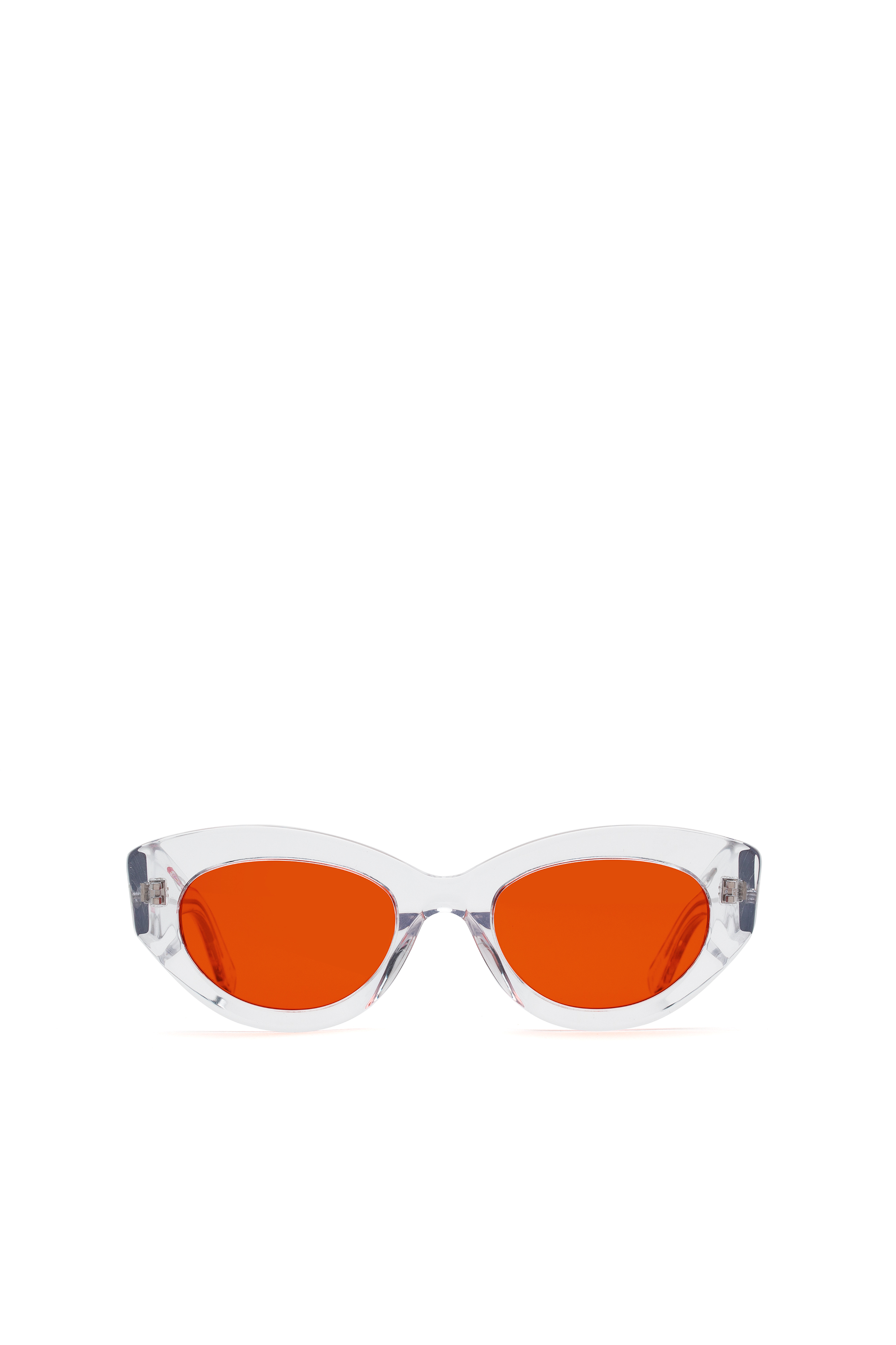 Diesel - DM0367, Unisex's Cateye shape sunglasses in White - 1