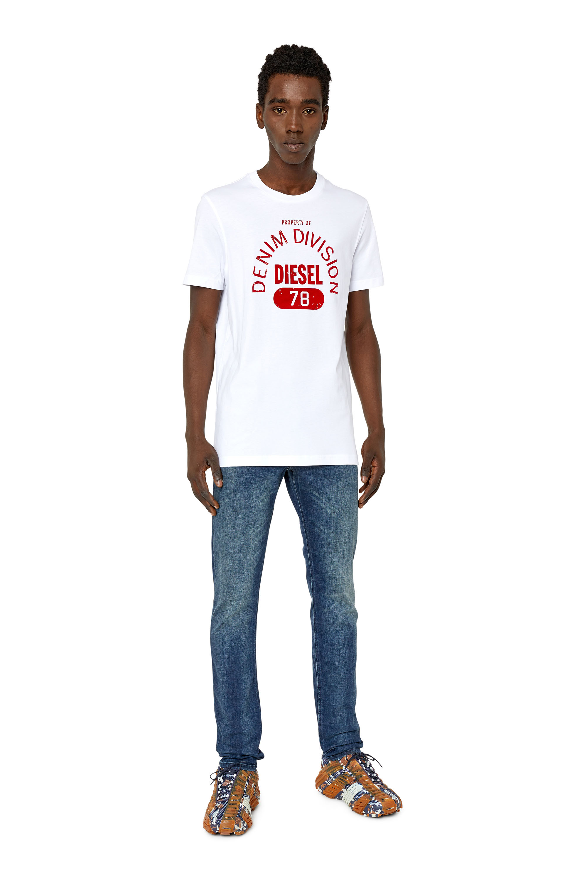 Diesel - Man's Skinny Jeans 1979 Sleenker 09F58, Dark Blue - 2