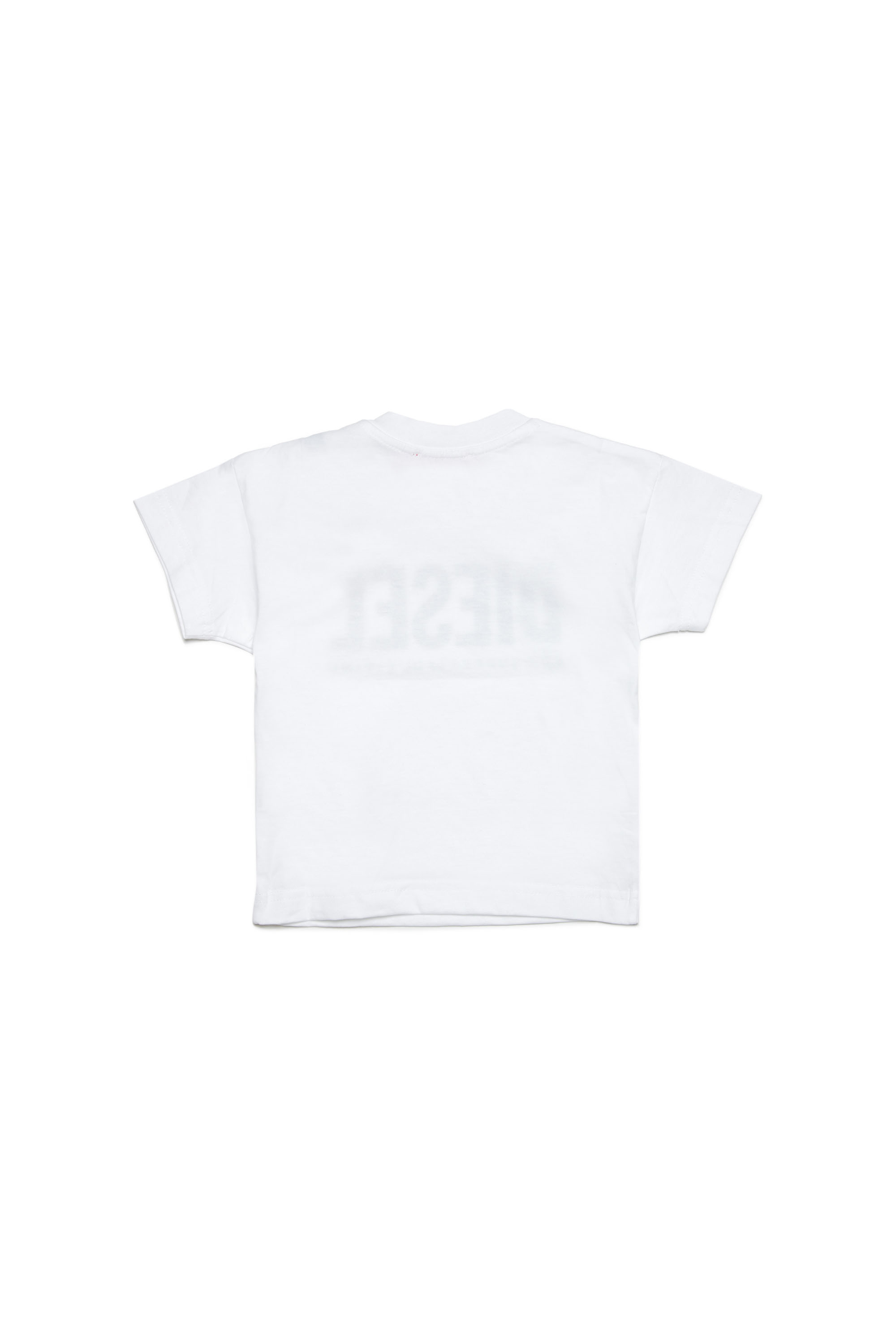 Diesel - TGIUB, Unisex's T-shirt with logo print in White - 2