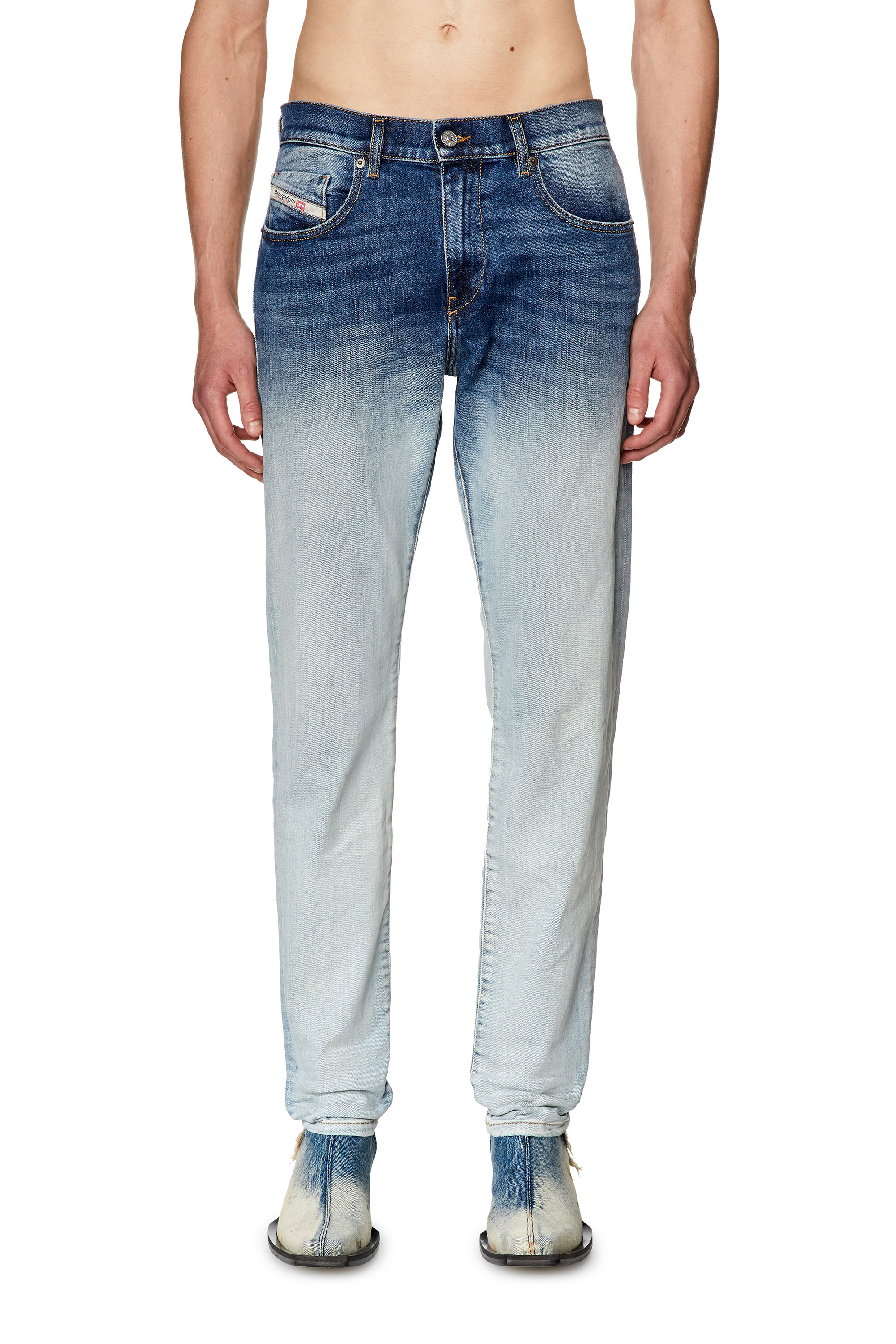 Diesel - Man's Slim Jeans 2019 D-Strukt 09G28, Medium blue - 1