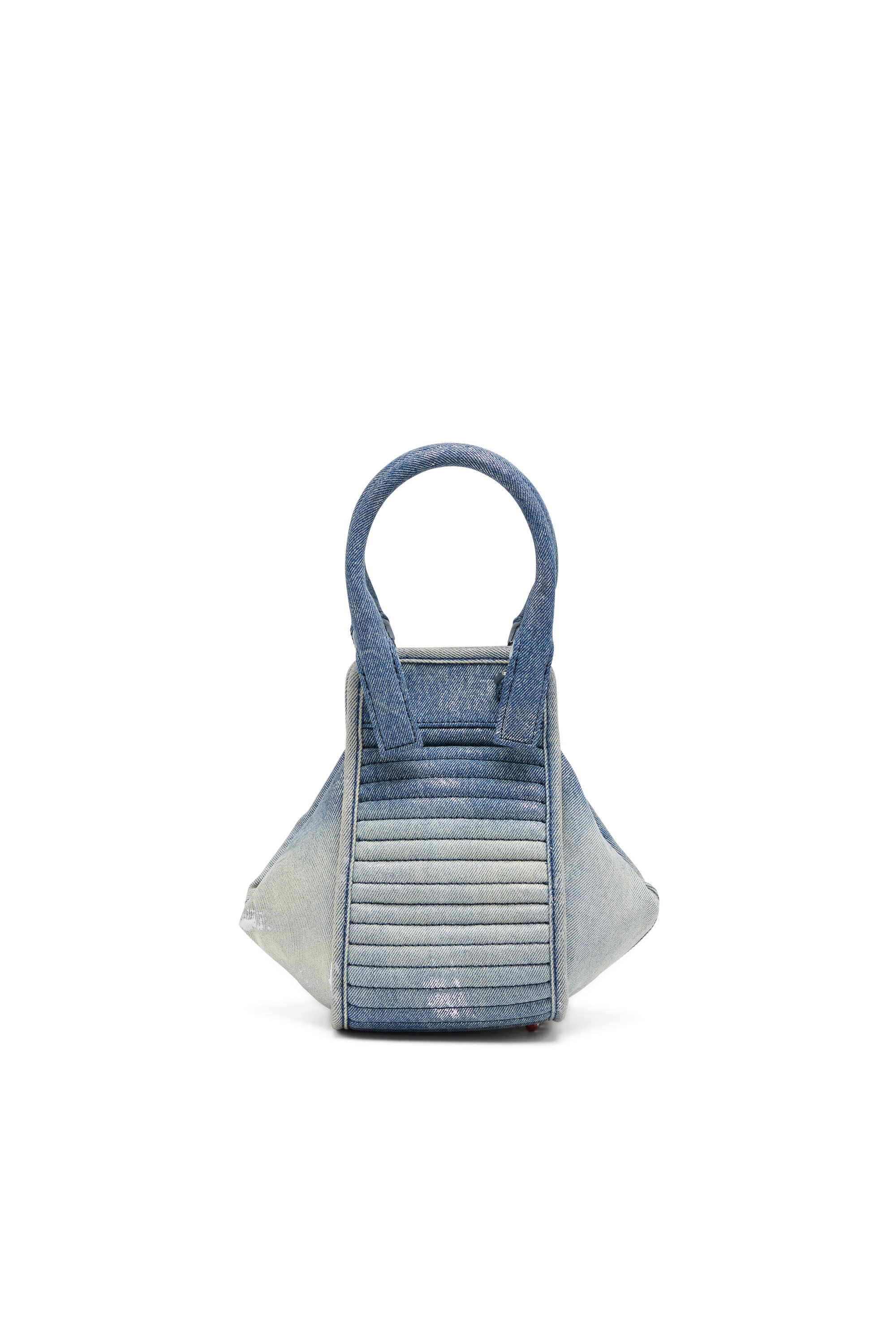 Diesel - D-VINA-XS, Woman's D-Vina-Xs-Handbag in reflective solarised denim in Blue - 2