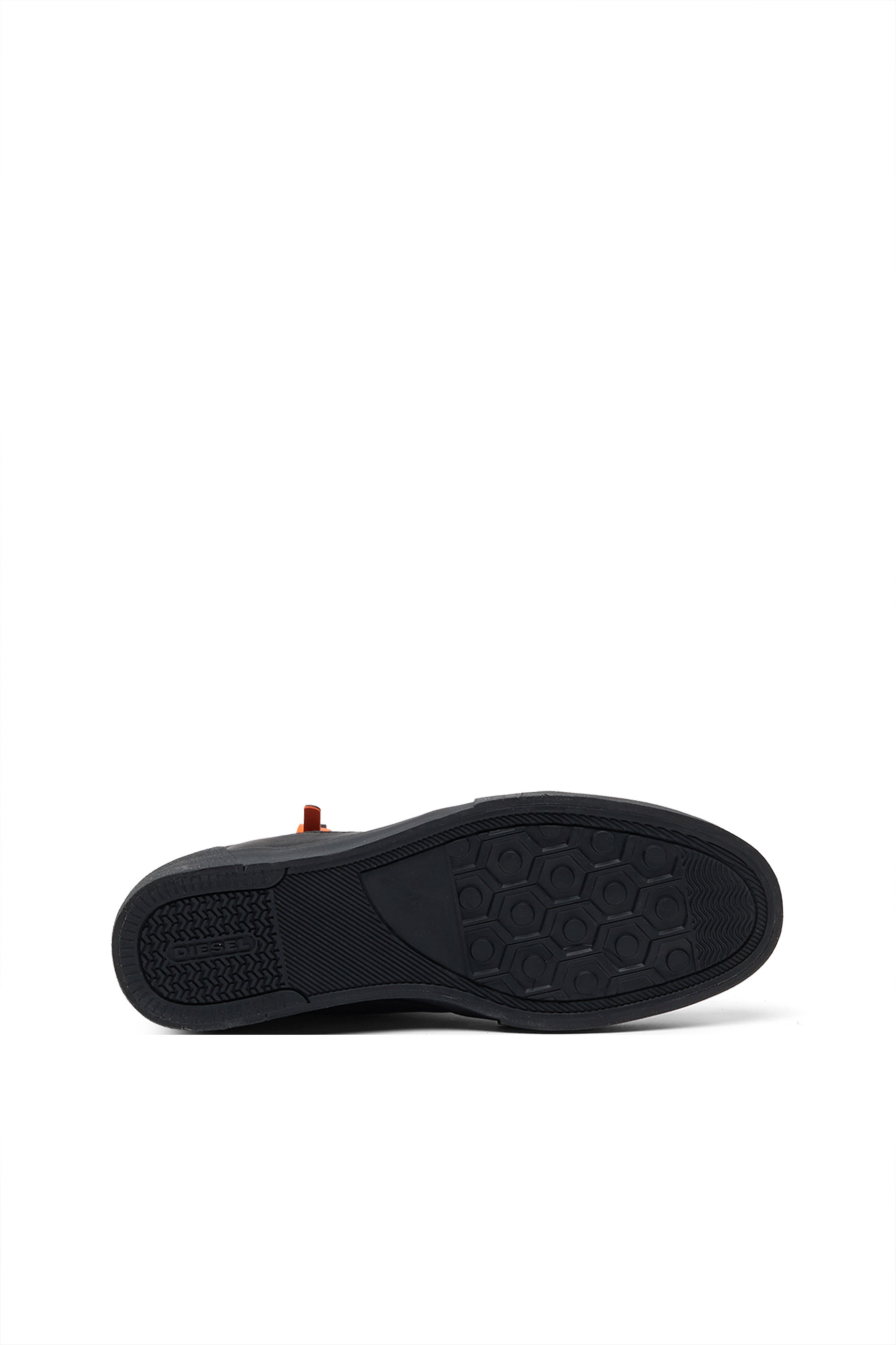 Diesel - S-DVELOWS, Man's S-Dvelows-High-top sneakers in panelled suede in Black - 4