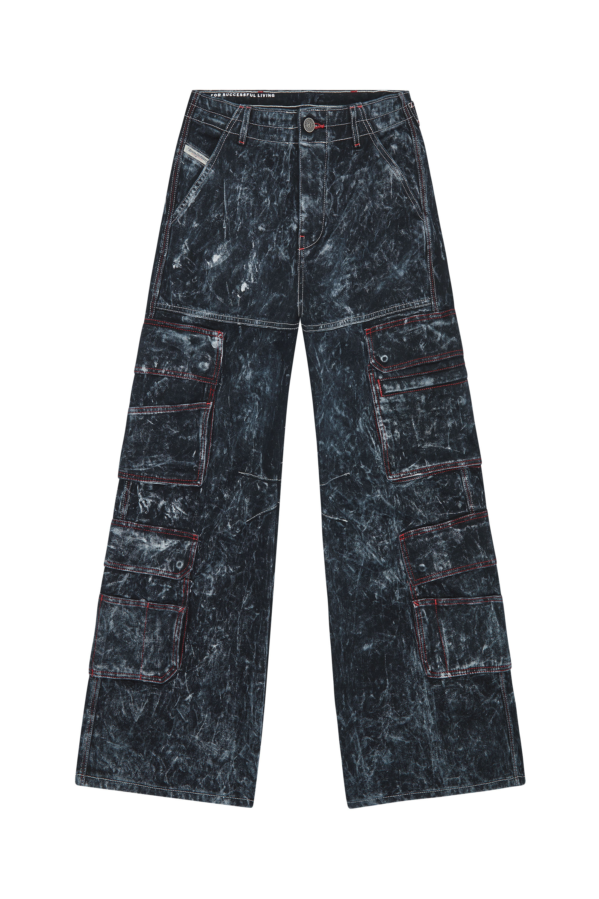 Diesel - Straight Jeans 1996 D-Sire 0EMAC, Woman's Straight Jeans - 1996 D-Sire in Black/Dark grey - 3