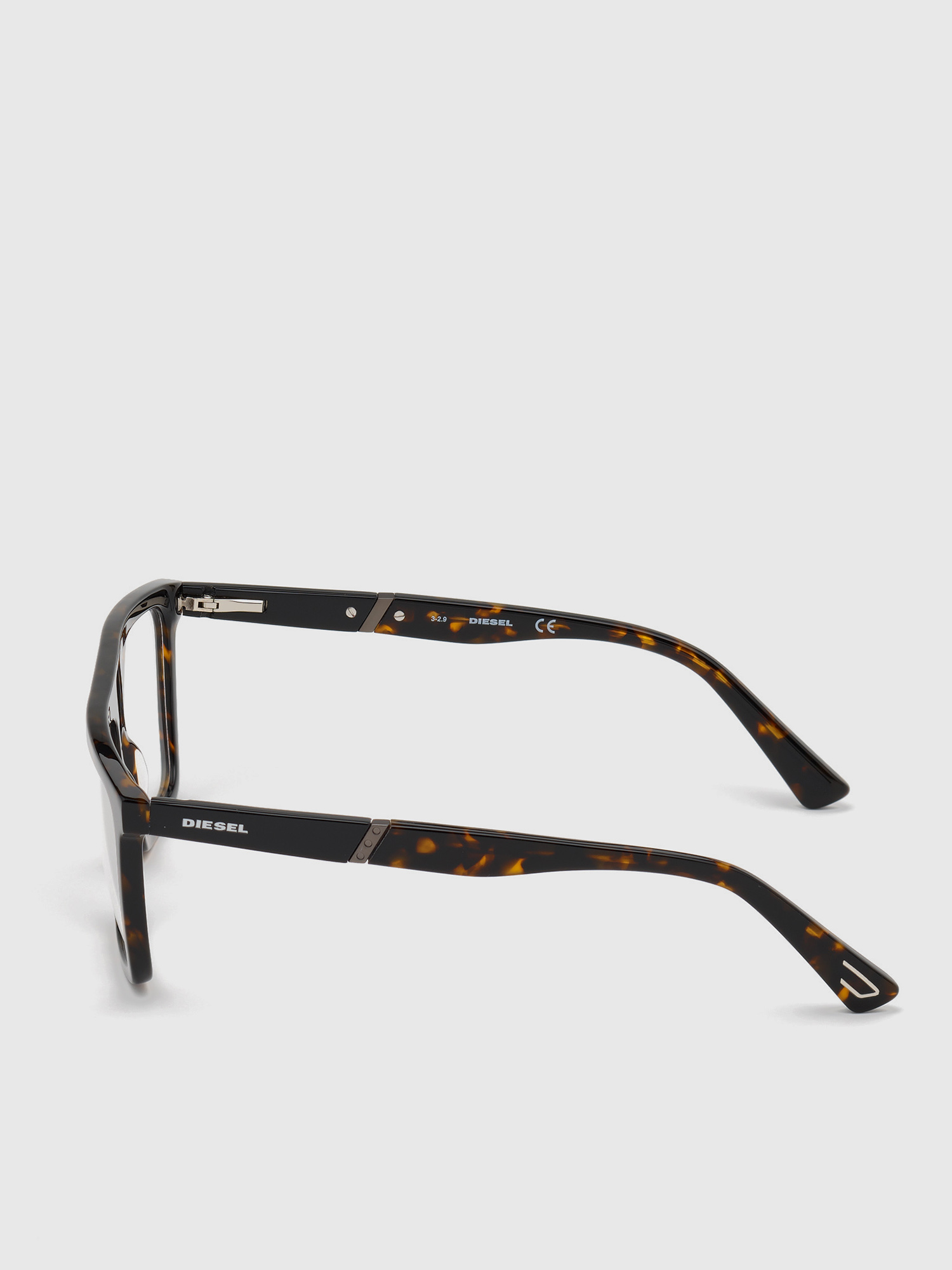 Diesel - DL5369, Man's Navigator glasses in acetate in Black/Brown - 3