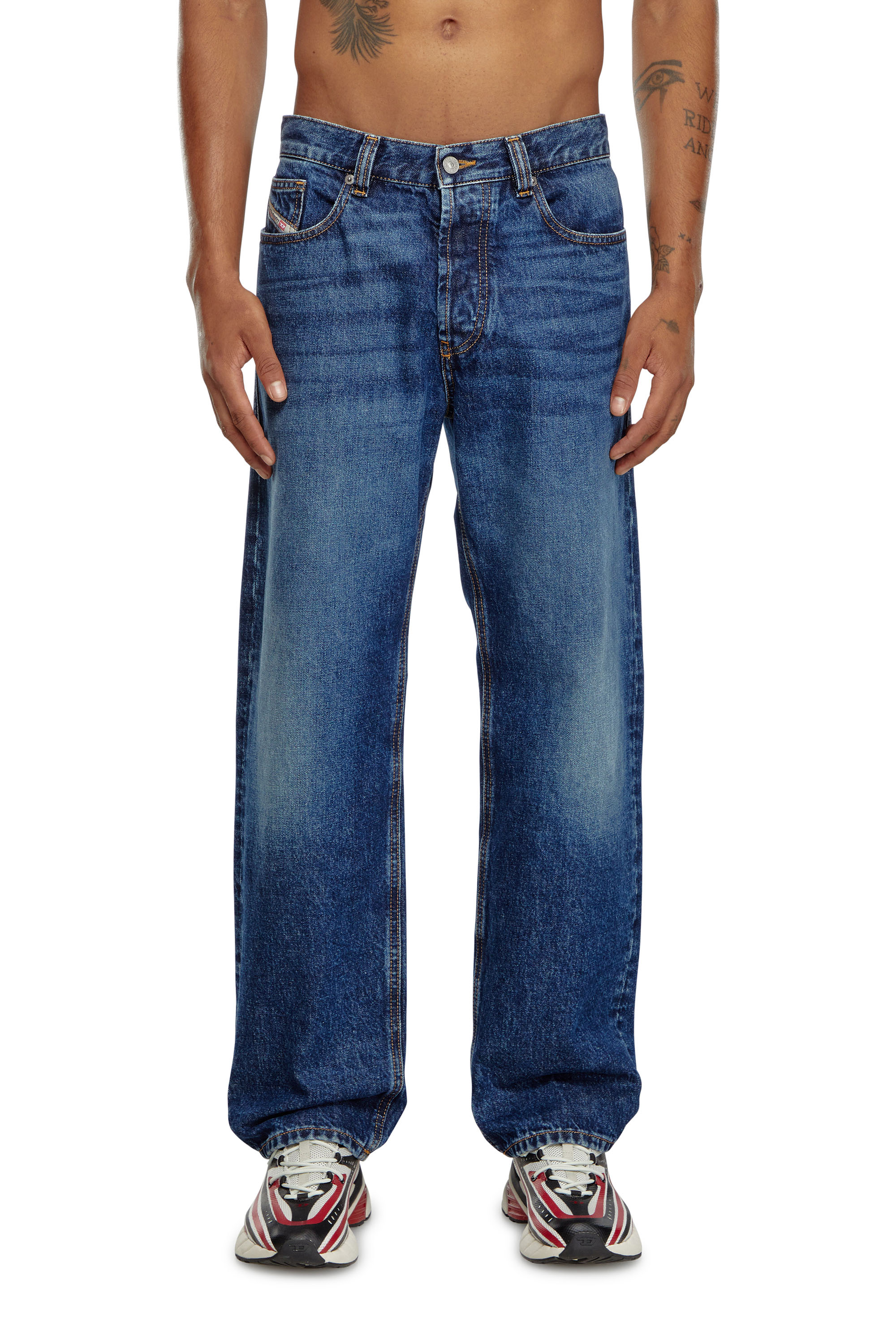 Diesel - Man's Regular Jeans 2024 D-Macs 09I27, Dark Blue - 1