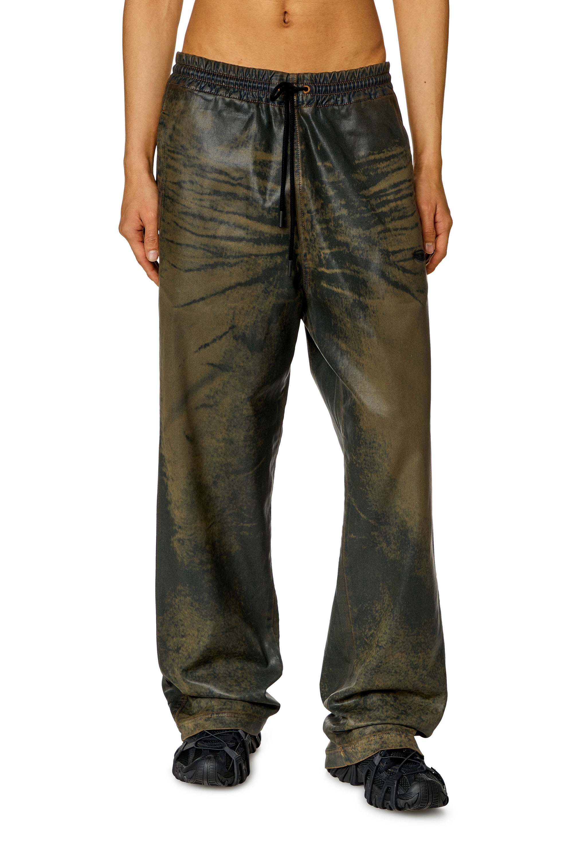 Diesel - Unisex's Relaxed D-Martyans Track Denim 068NU, Brown - 1